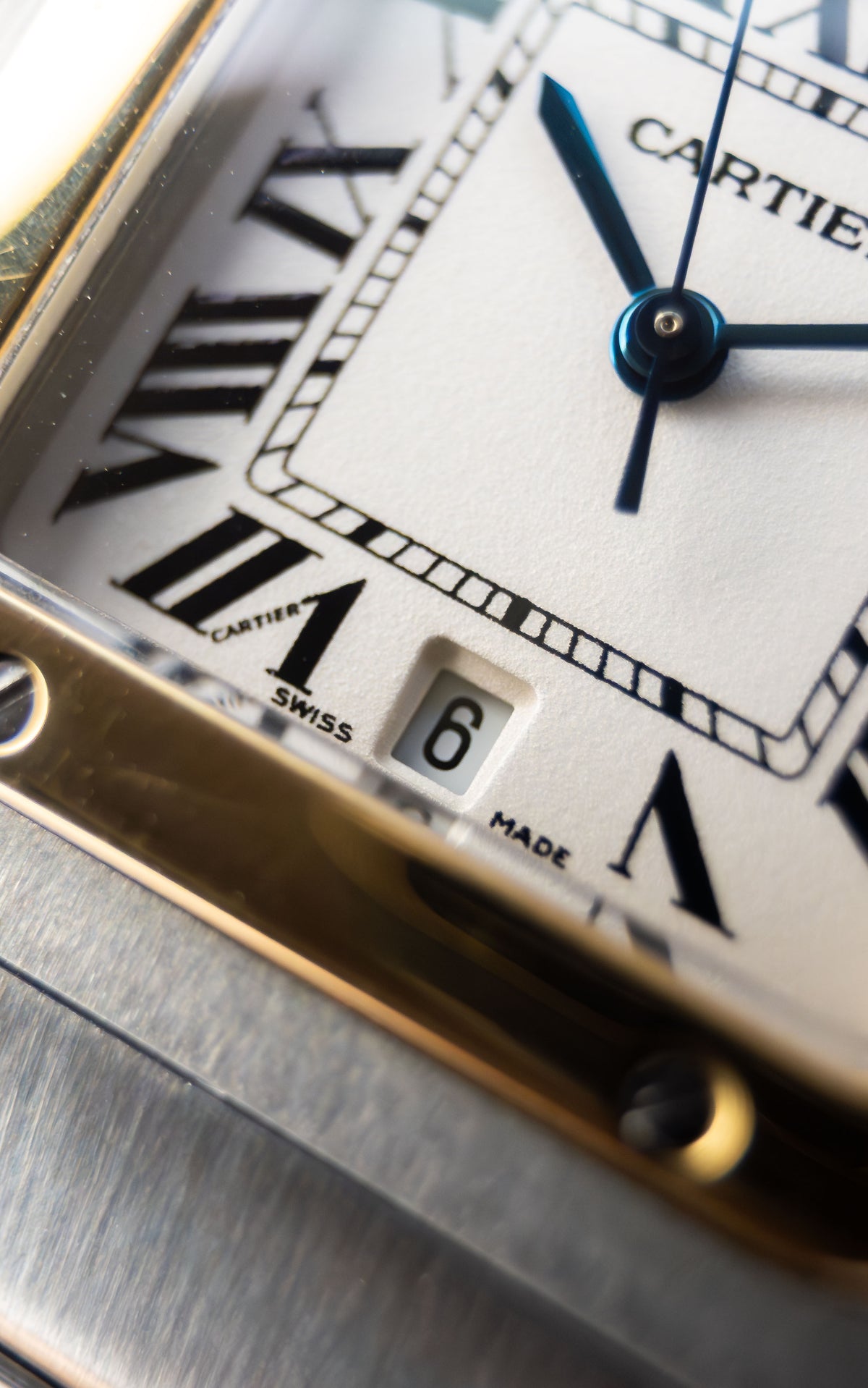 Cartier Santos Galbée ‘Full Set 1988’ Ref. 187901 | Including all Accessories | 18K Gold | Sharp Condition