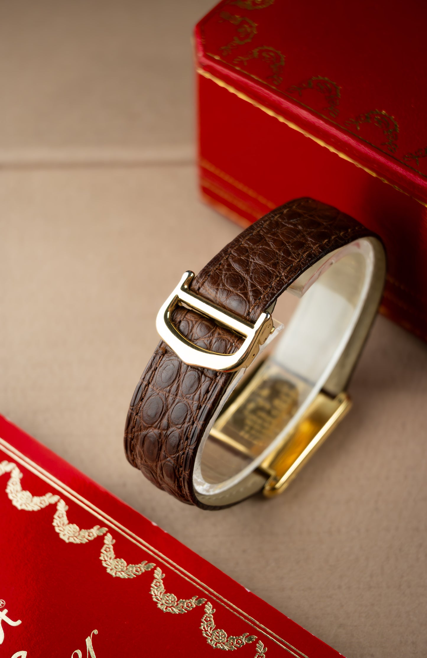 Cartier Tank 'Burgundy'