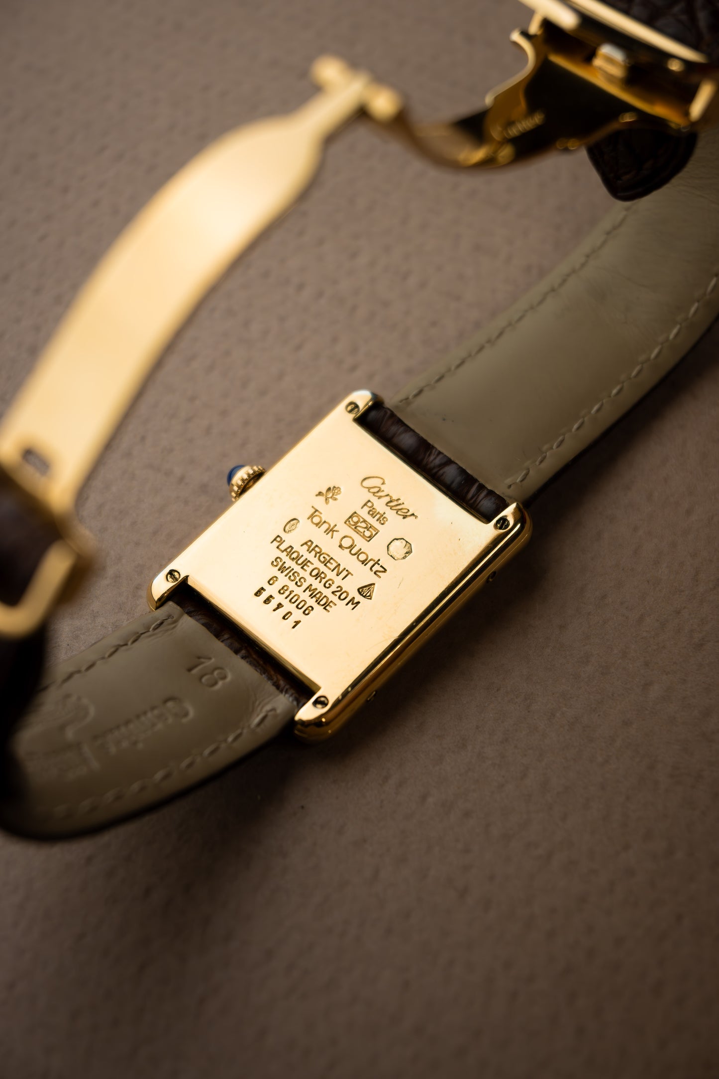 Cartier Tank 'Burgundy'