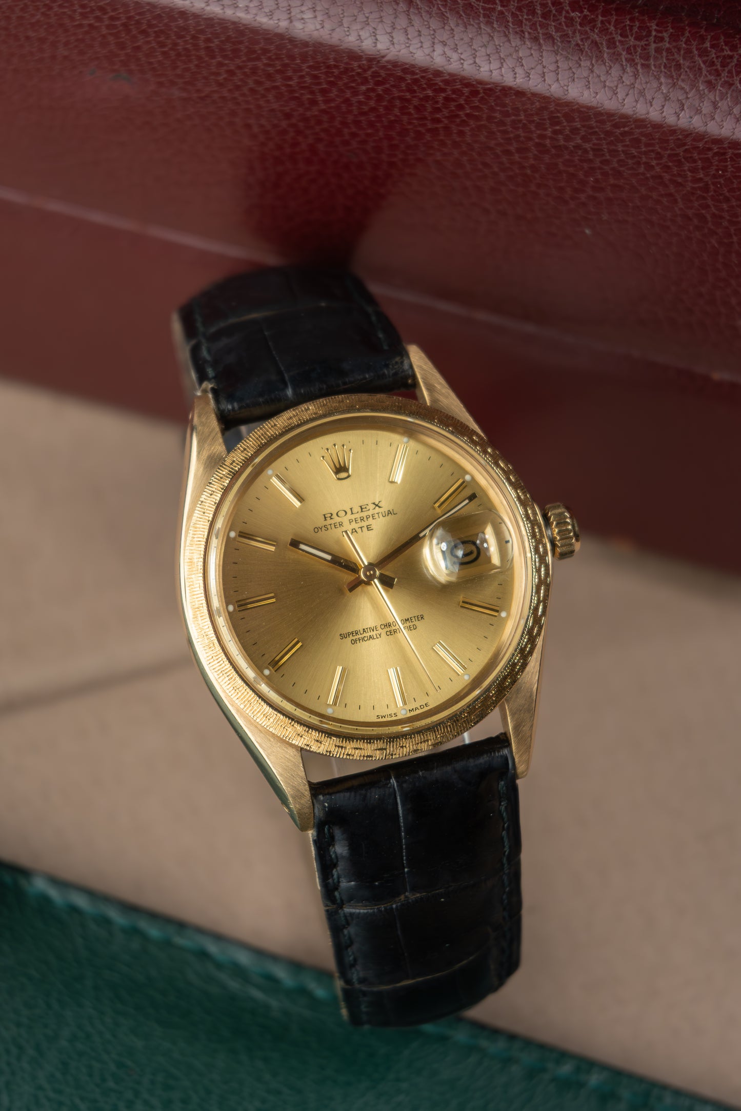 Rolex Oyster Perpetual 34 'Décor Moiré'
