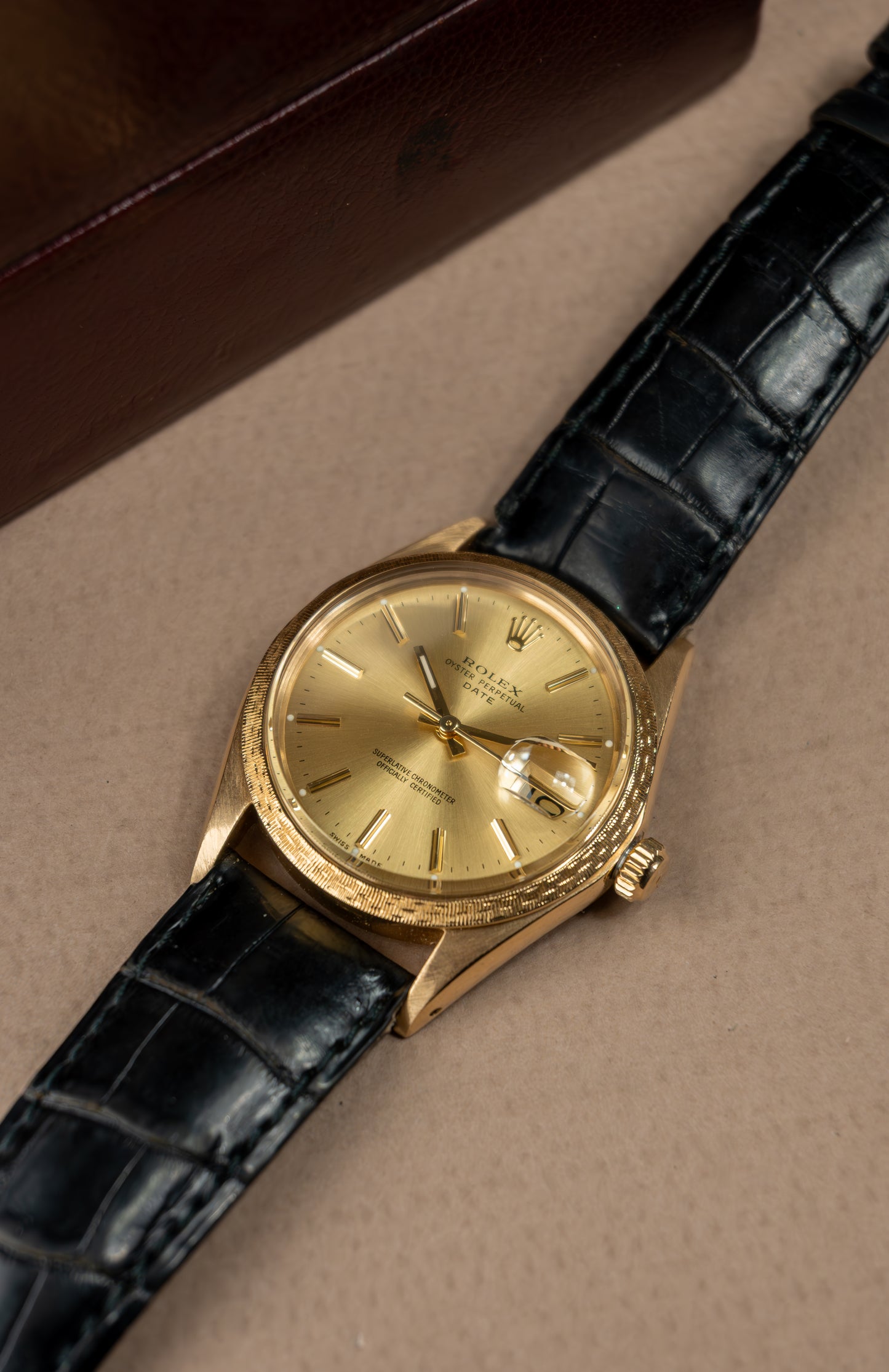 Rolex Oyster Perpetual 34 'Décor Moiré'