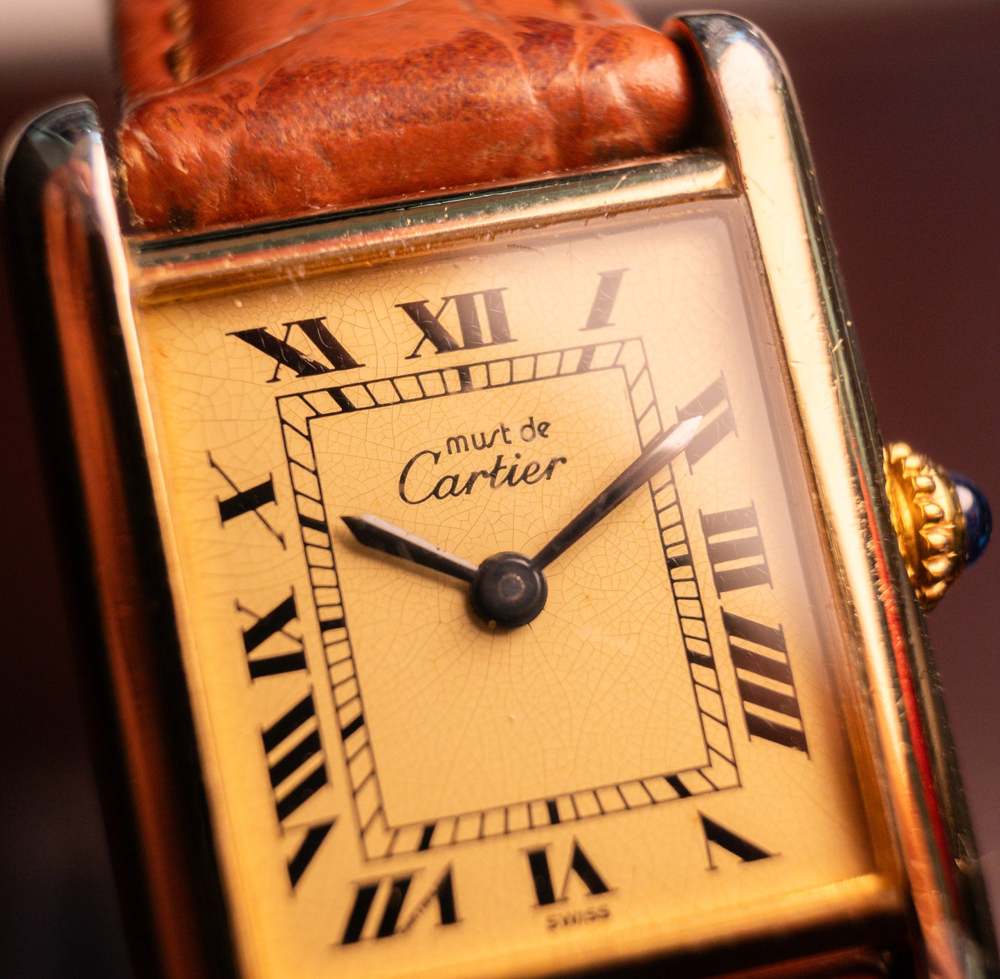 Cartier Tank | Must De Cartier | Small | 18K Gold Plated