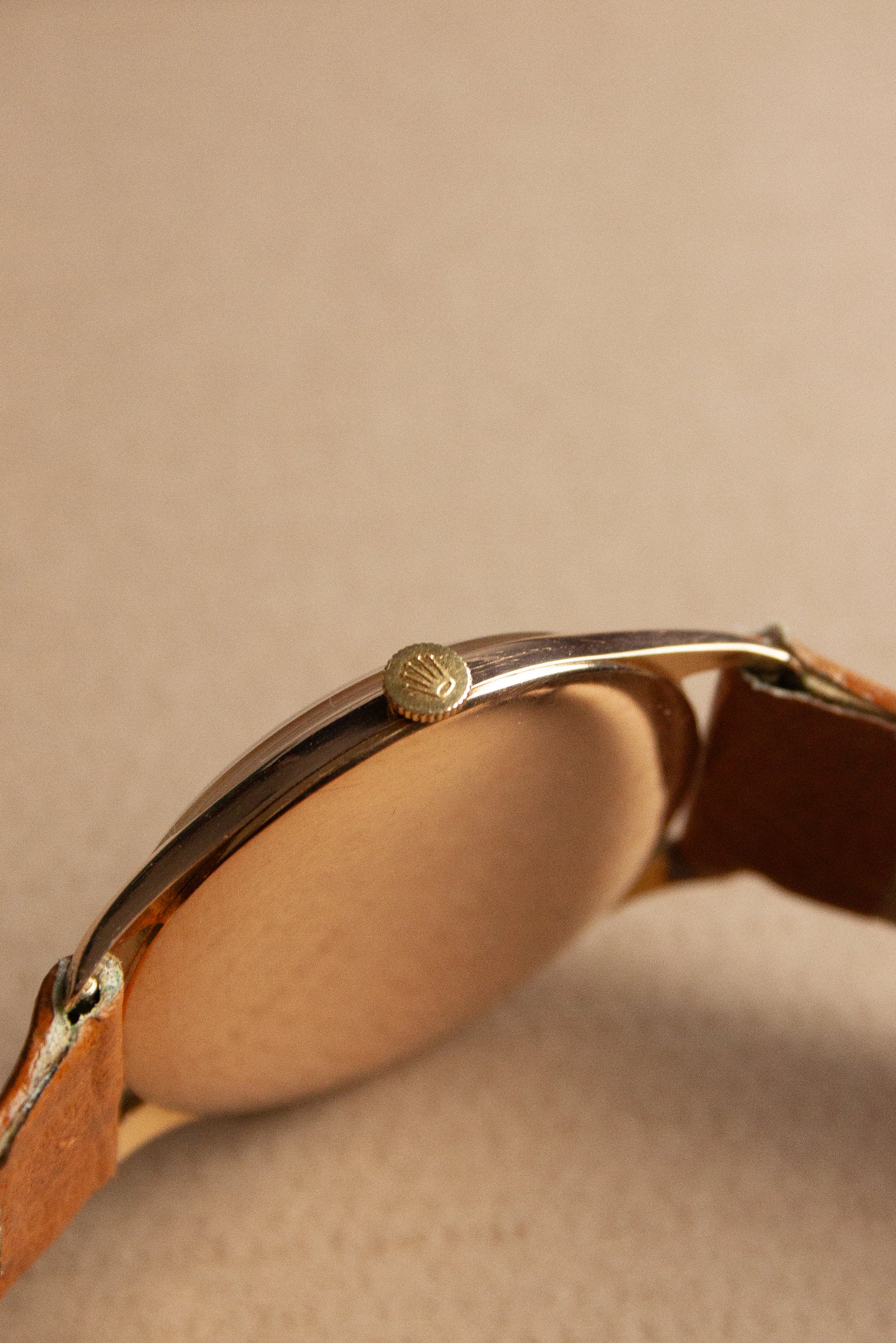 Rolex French 18K Rose gold 34