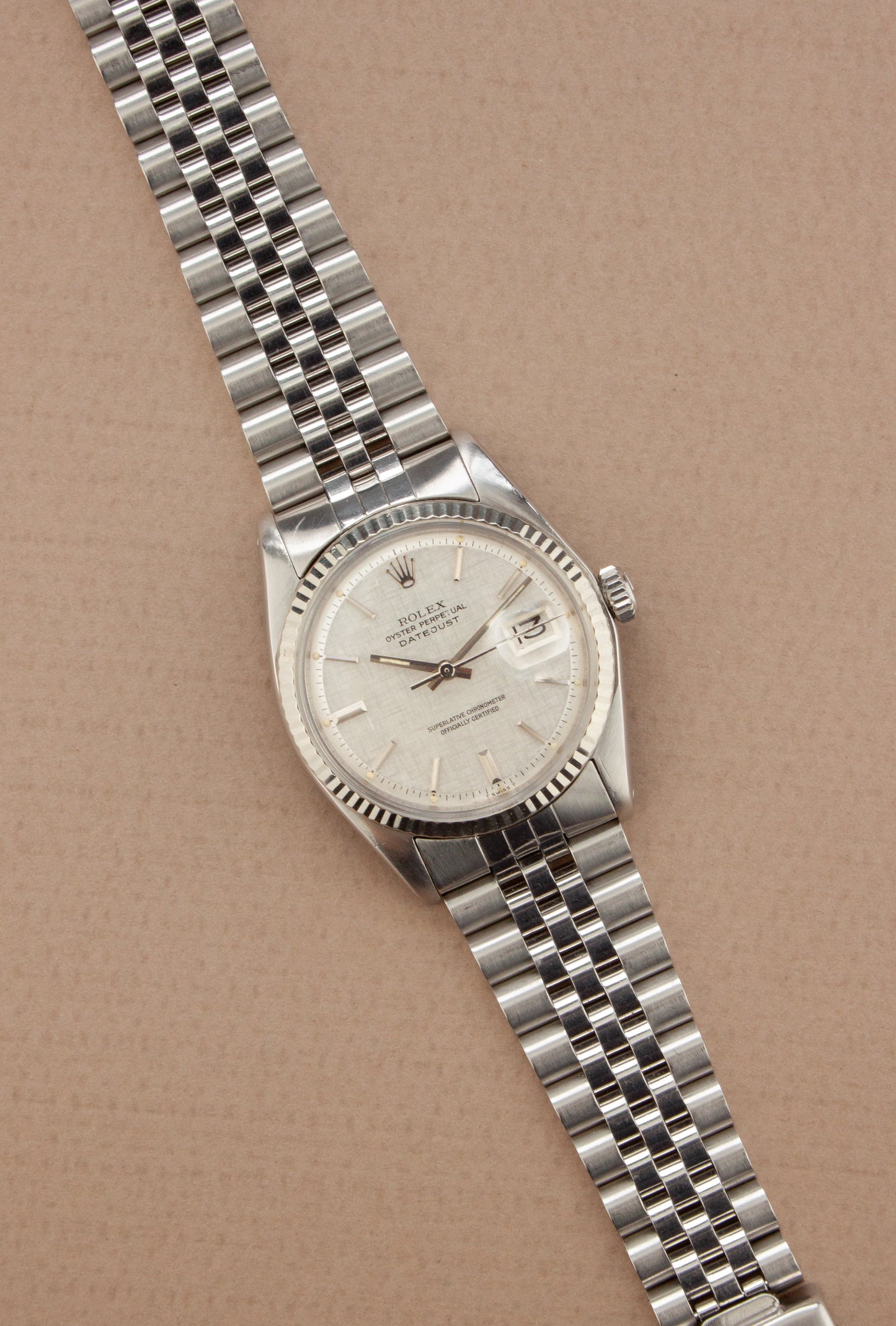 Rolex Oyster Perpetual Datejust 36 'Silver linen'