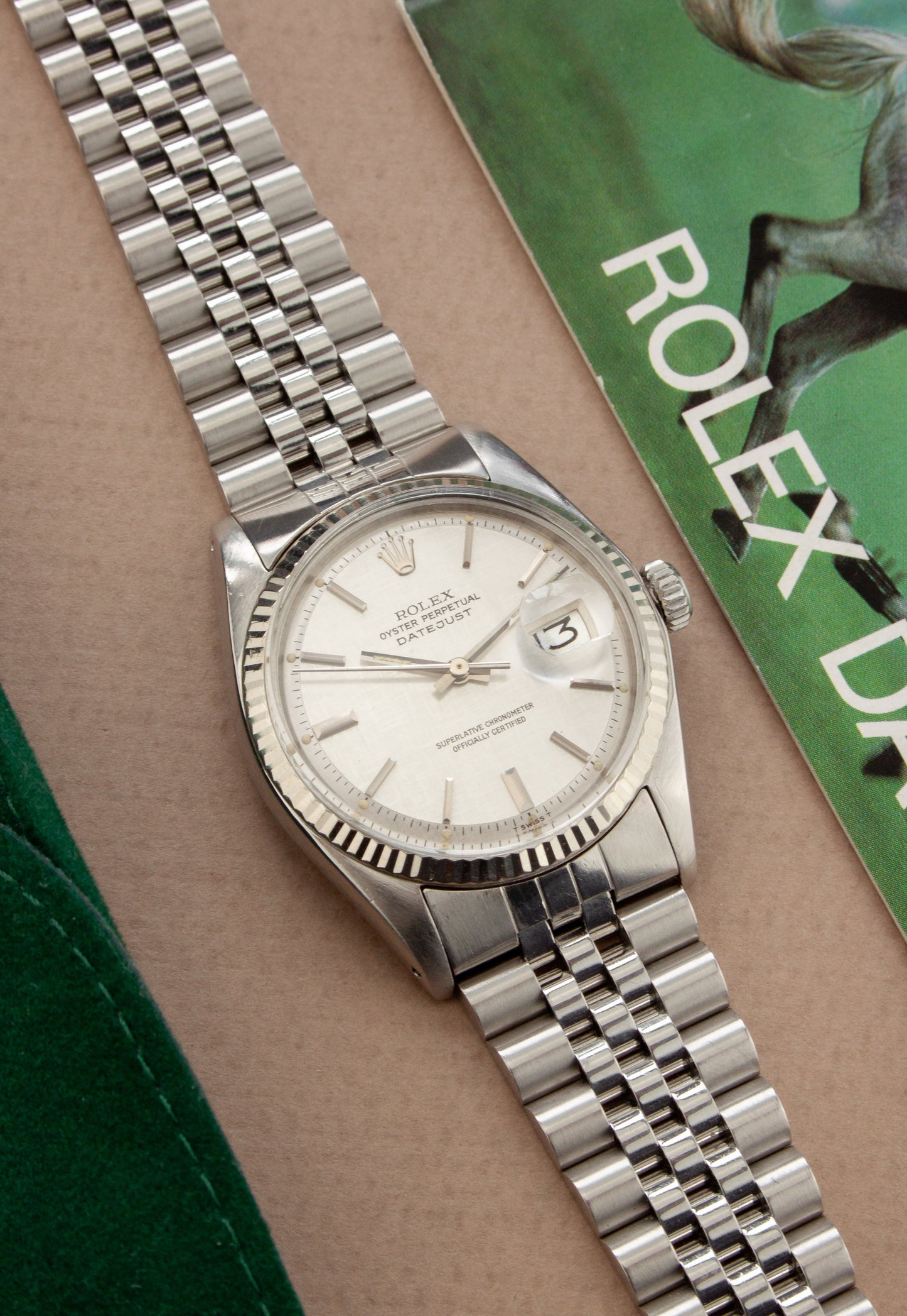 Rolex Oyster Perpetual Datejust 36 'Silver linen'