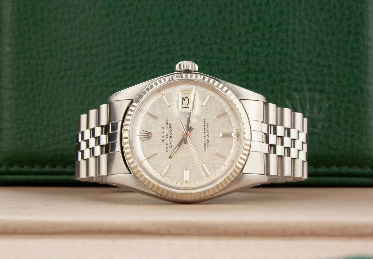 Rolex Oyster Perpetual Datejust 36 'Silver linen'