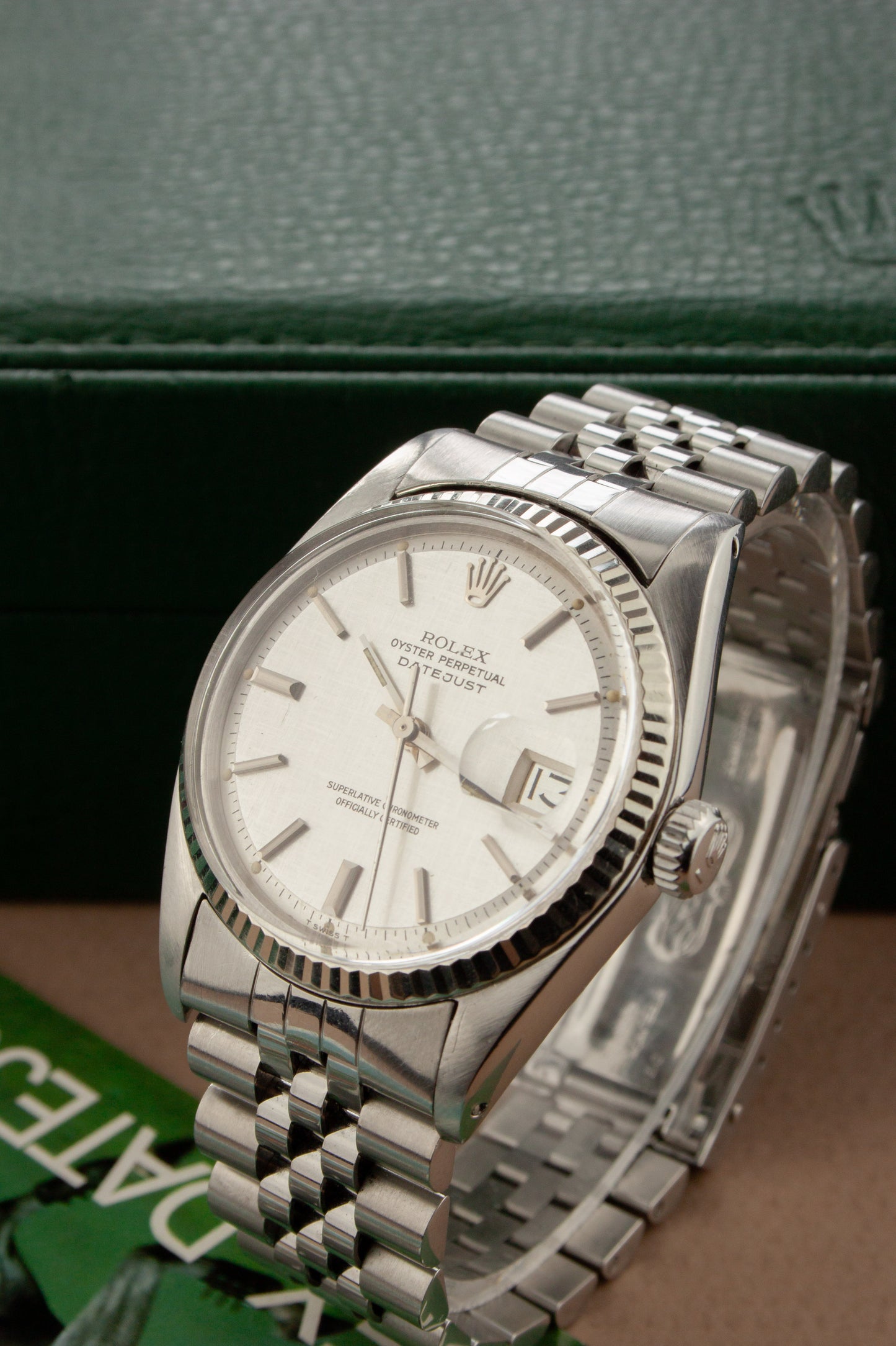 Rolex Oyster Perpetual Datejust 36 'Silver linen'
