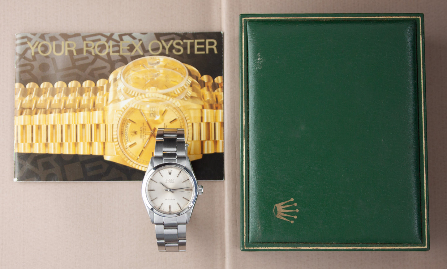 Rolex Oyster Speedking 30 + Box & Booklet