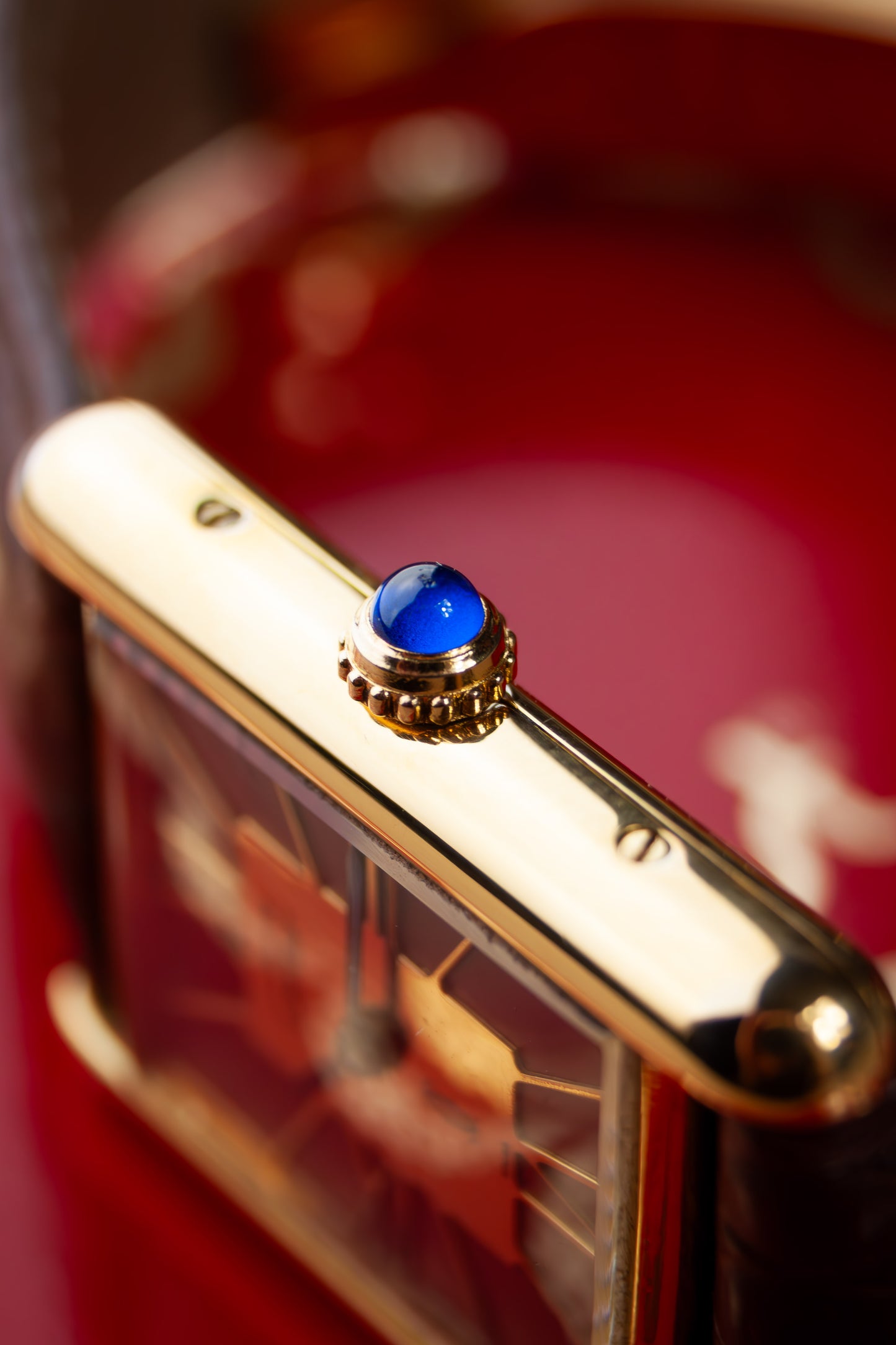 Cartier Tank 'Burgundy'