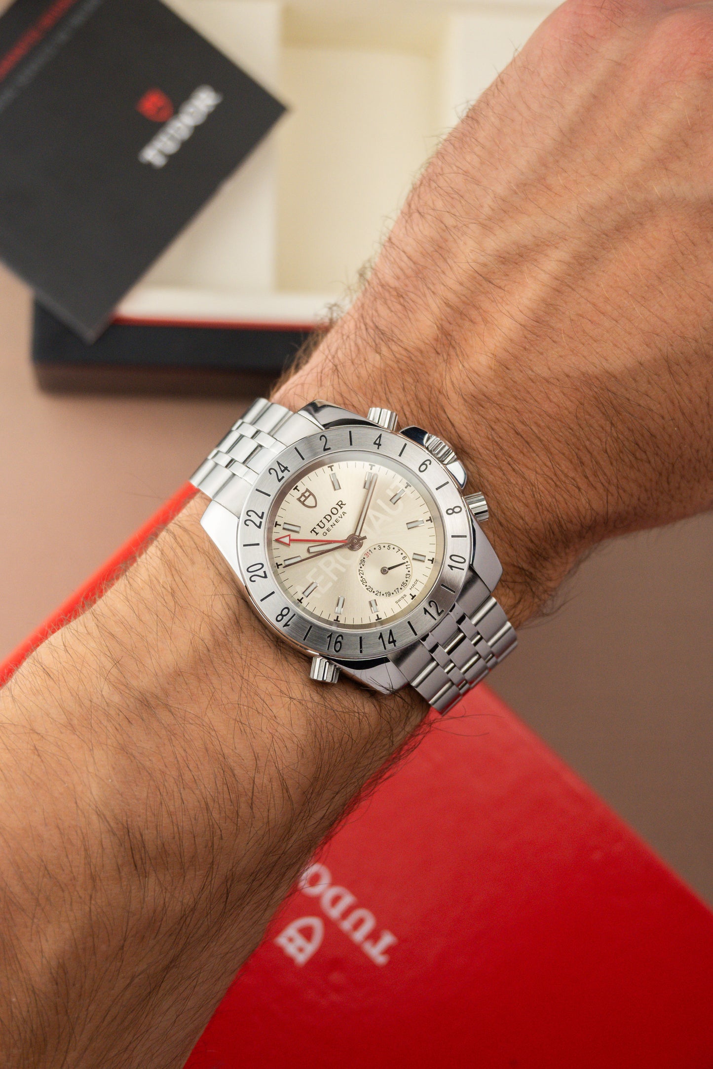 Tudor Aeronaut 41 Ref. 20200 | Full Set 2019 | GMT Champagne Dial | Jubilee Bracelet