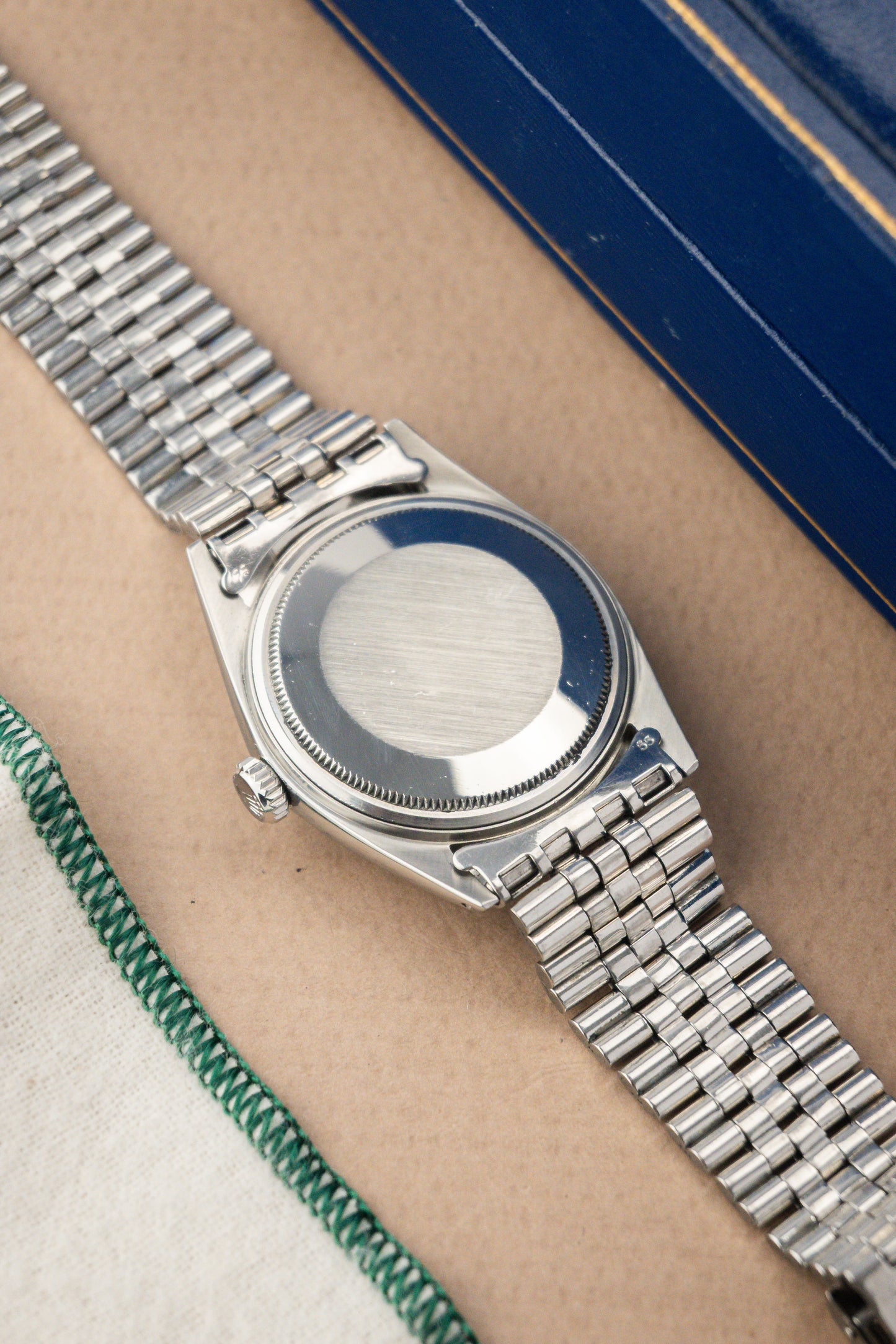 Rolex Oyster Perpetual Datejust 36 Ref. 1601 | Doorstop Hour Marks Dial | 18K Whitegold Fluted Bezel | Jubilee Bracelet | Sharp Condition