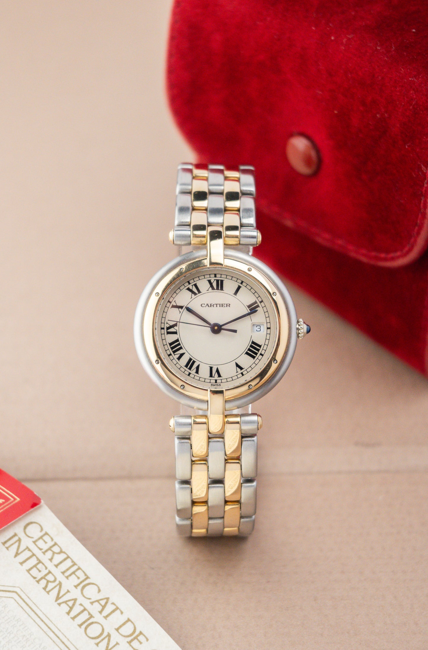 Cartier Panthère Ronde 'Large' Ref. 8396 | Full Set 1989 | 18K Yellow Gold Bracelet |