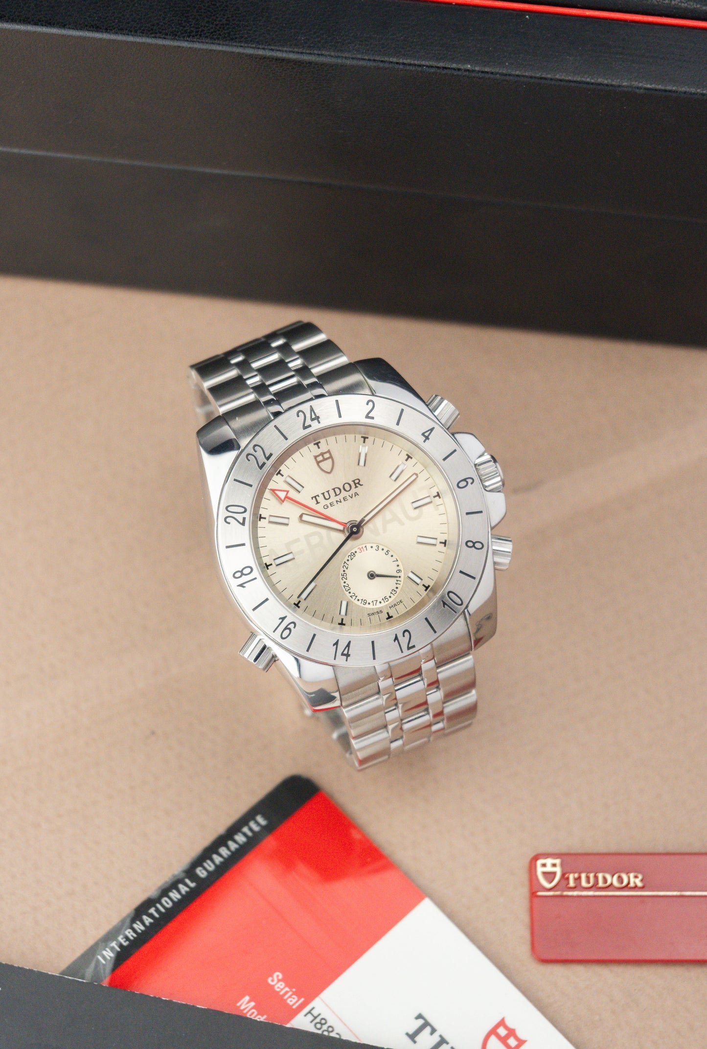 Tudor Aeronaut 41 Ref. 20200 | Full Set 2019 | GMT Champagne Dial | Jubilee Bracelet