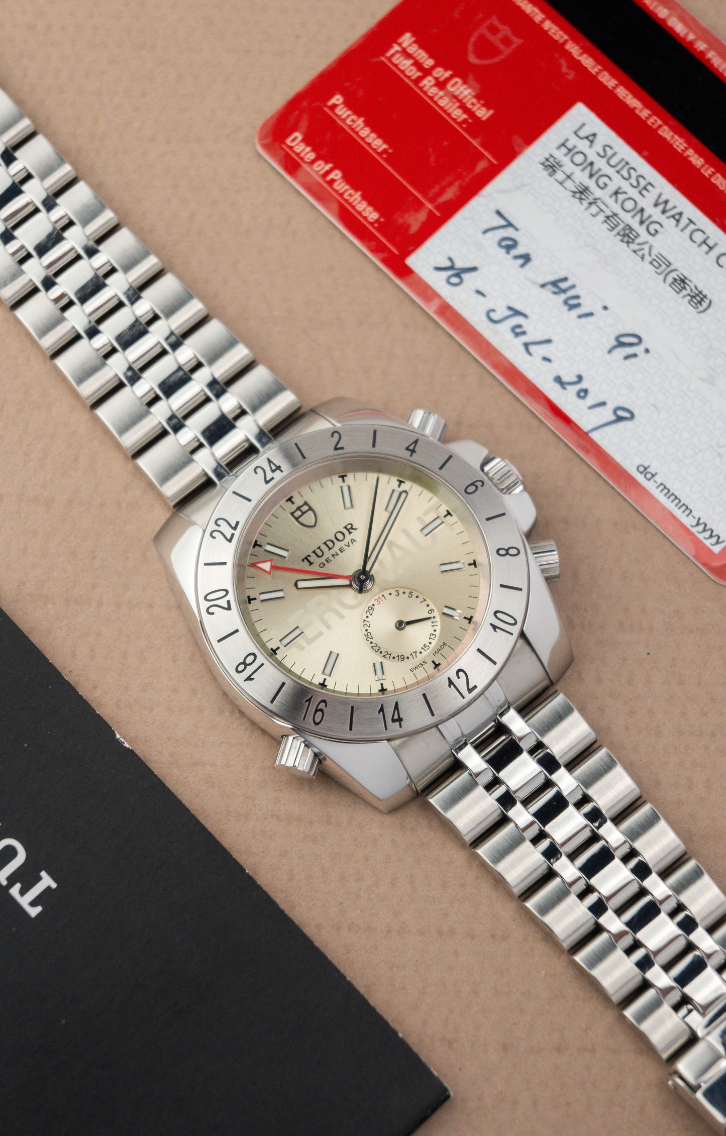 Tudor Aeronaut 41 Ref. 20200 | Full Set 2019 | GMT Champagne Dial | Jubilee Bracelet