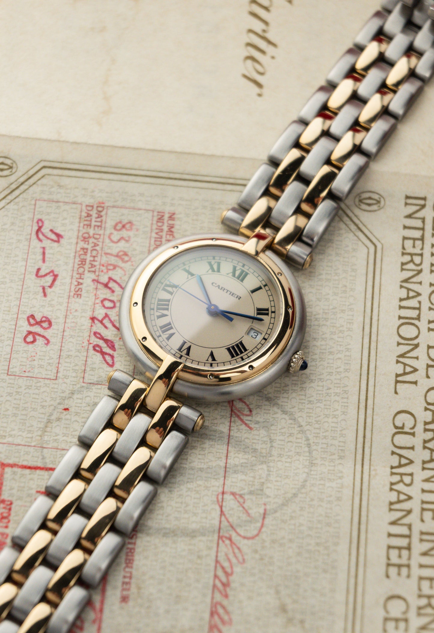 Cartier Panthère Ronde 'Large' Ref. 8396 | Full Set 1989 | 18K Yellow Gold Bracelet |
