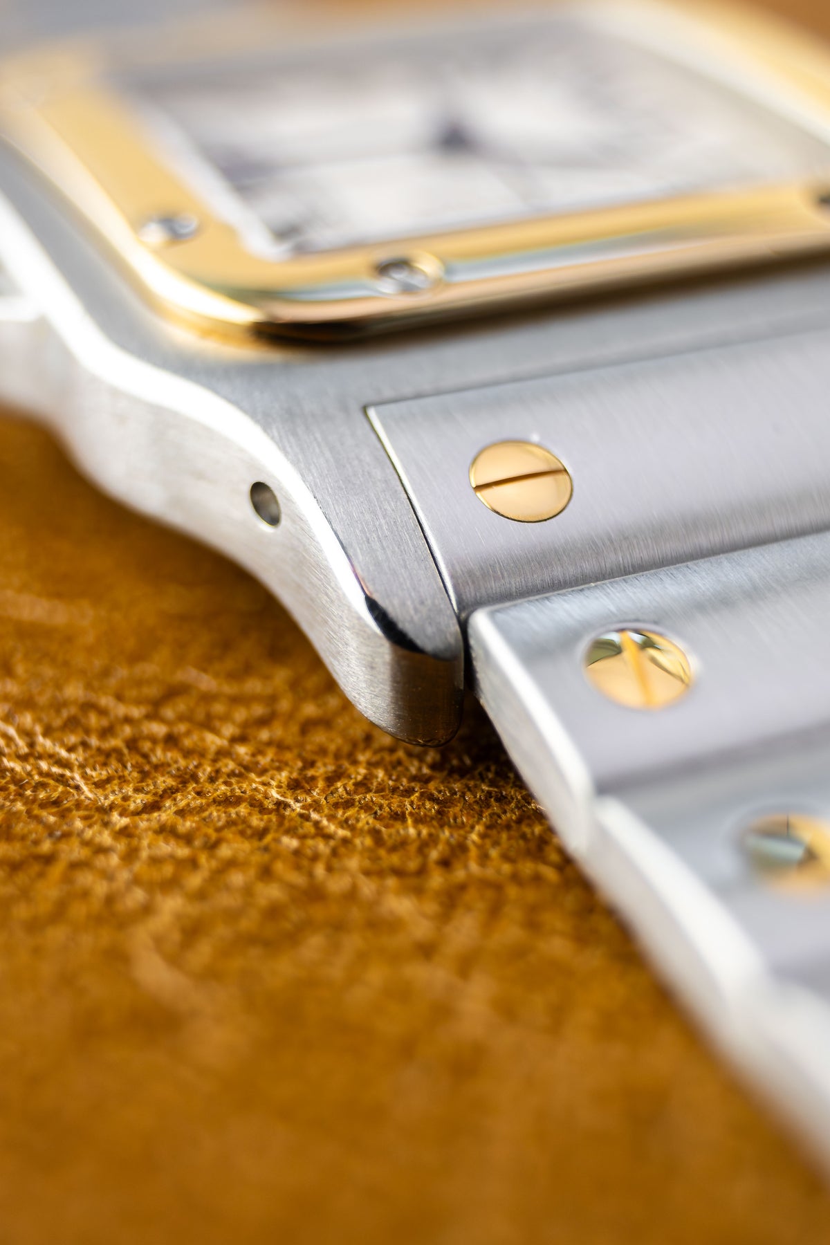 Cartier Santos Galbée ‘Full Set 1988’ Ref. 187901 | Including all Accessories | 18K Gold | Sharp Condition