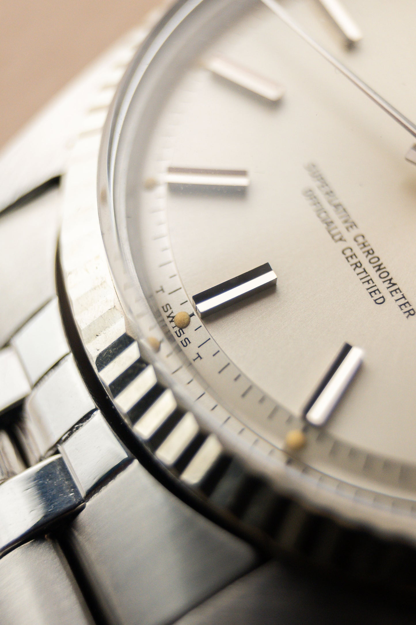 Rolex Oyster Perpetual Datejust 36 Ref. 1601 | 18K Whitegold Fluted Bezel | Jubilee Bracelet | Sharp Condition
