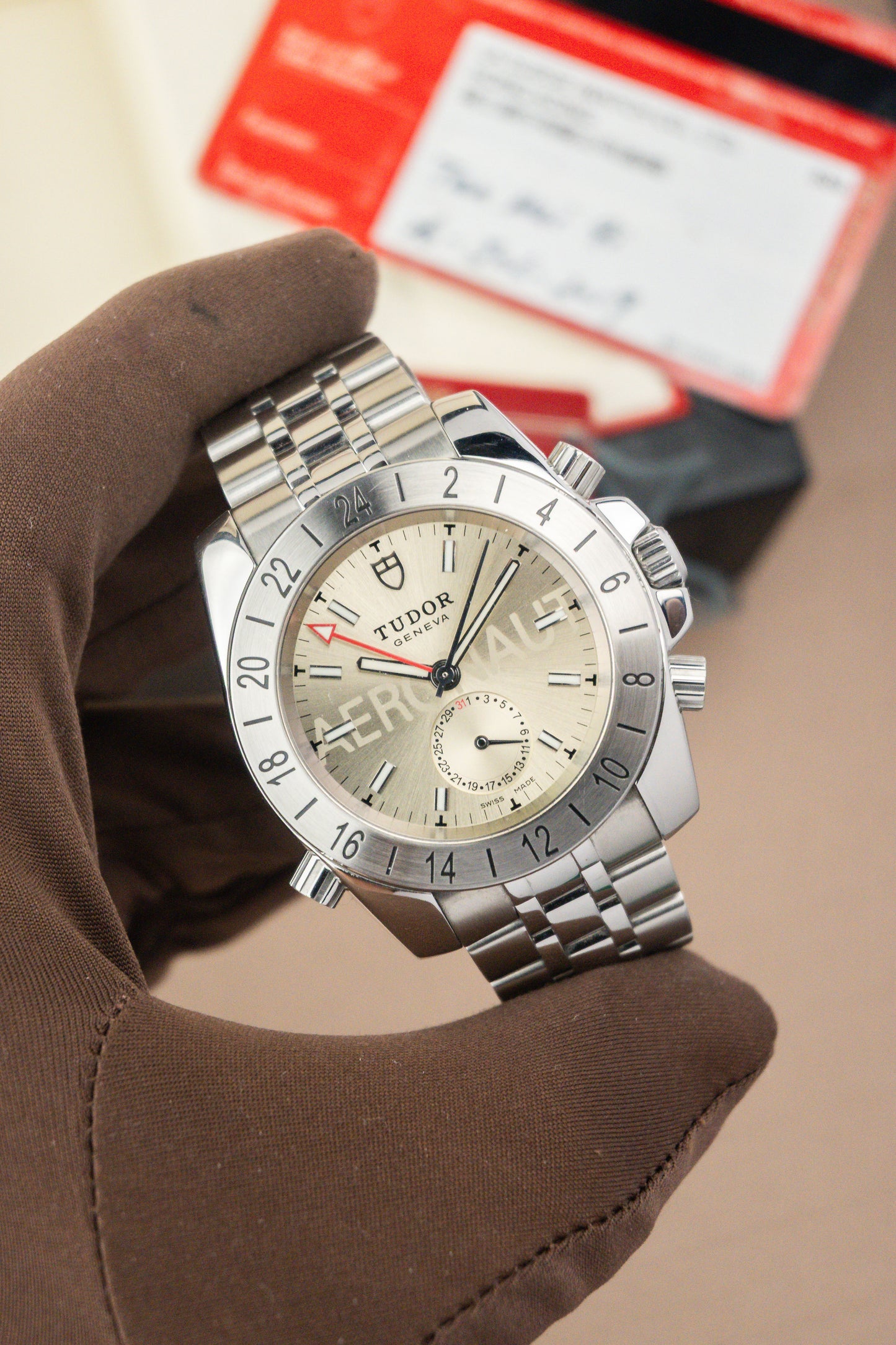 Tudor Aeronaut 41 Ref. 20200 | Full Set 2019 | GMT Champagne Dial | Jubilee Bracelet