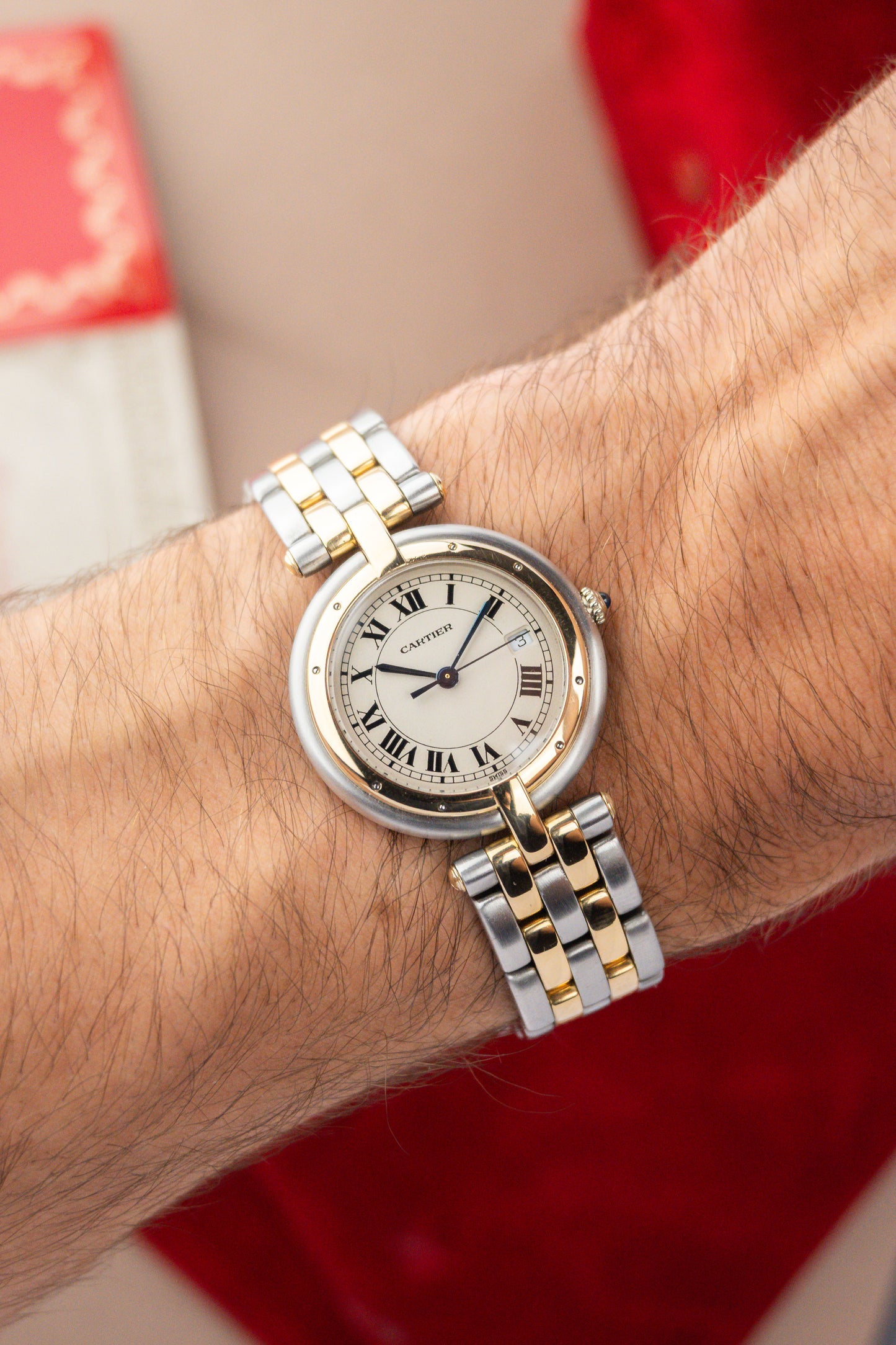 Cartier Panthère Ronde 'Large' Ref. 8396 | Full Set 1989 | 18K Yellow Gold Bracelet |