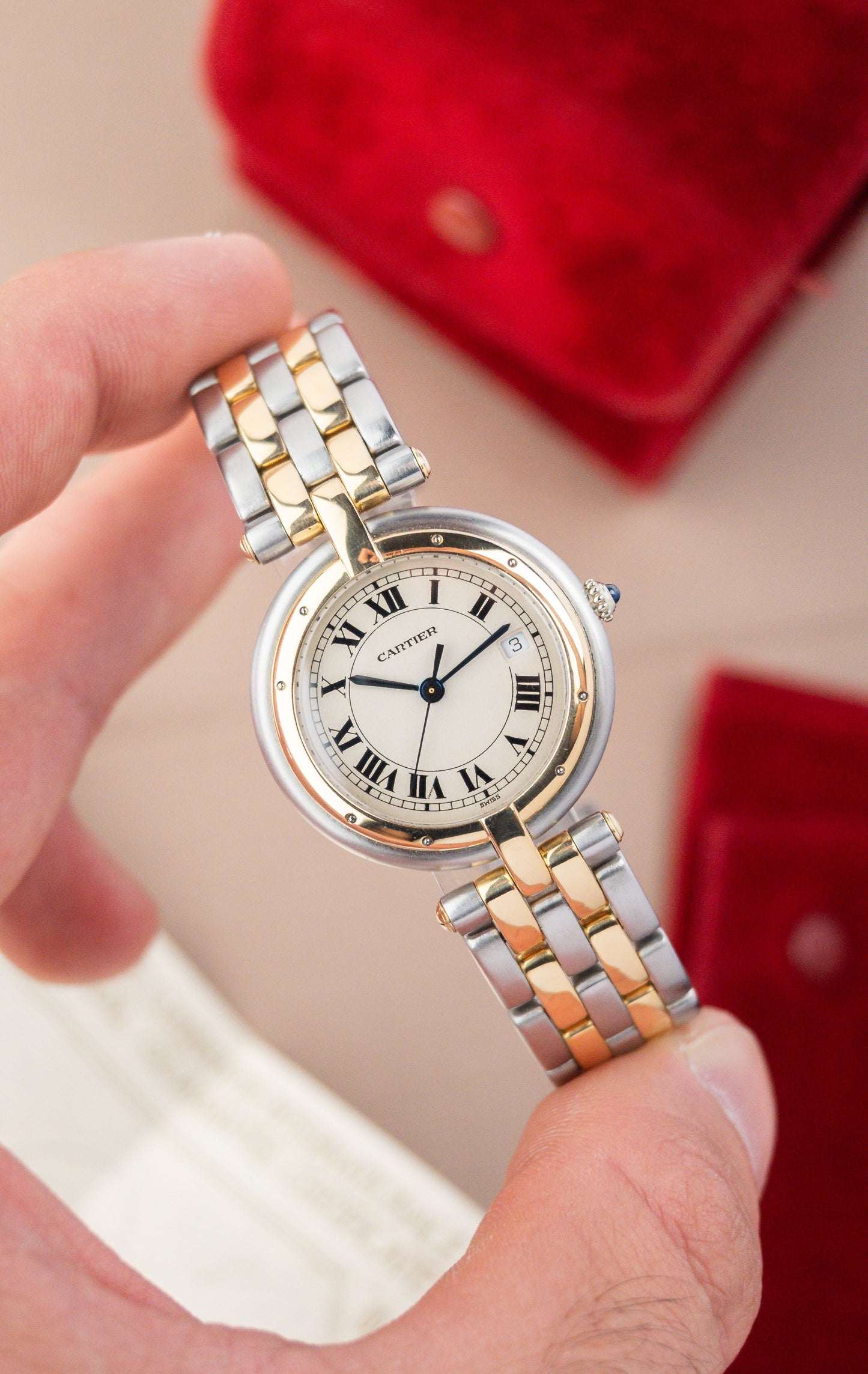 Cartier Panthère Ronde 'Large' Ref. 8396 | Full Set 1989 | 18K Yellow Gold Bracelet |