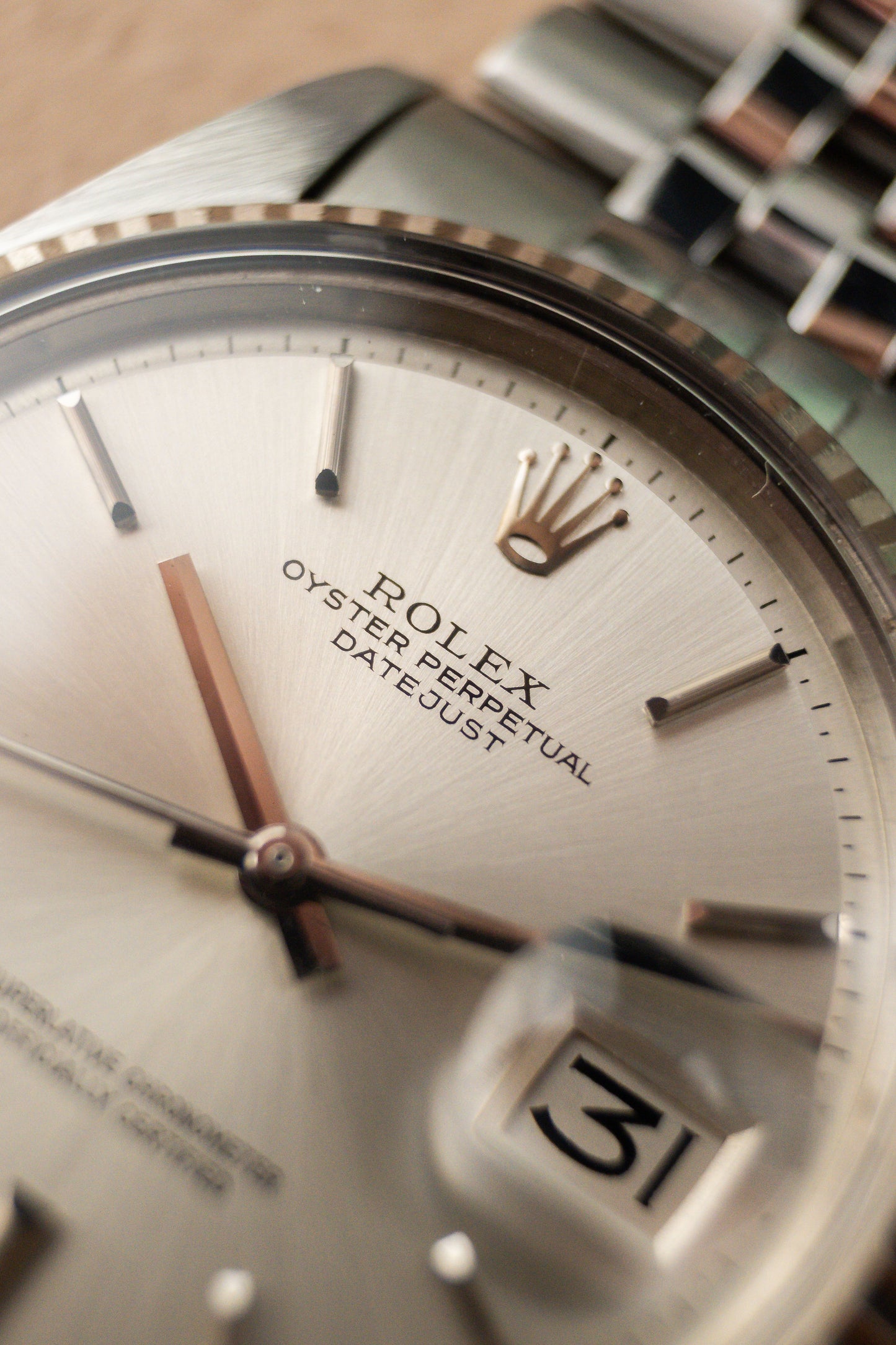 Rolex Oyster Perpetual Datejust 36 Ref. 1601 | 18K Whitegold Fluted Bezel | Jubilee Bracelet | Sharp Condition