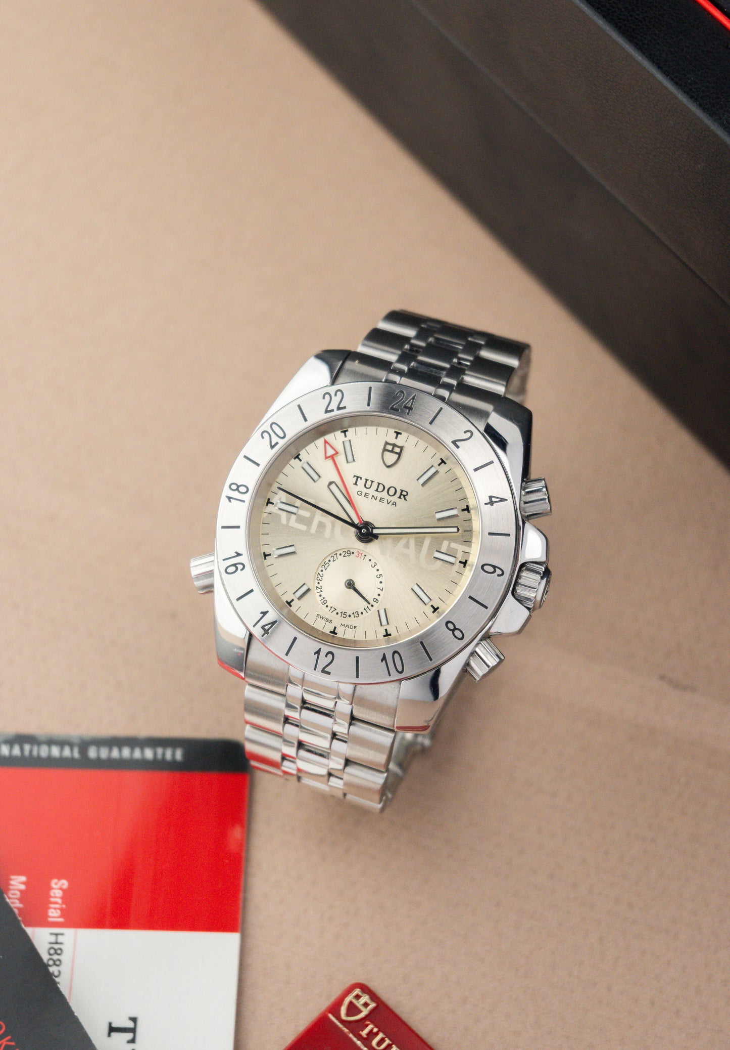 Tudor Aeronaut 41 Ref. 20200 | Full Set 2019 | GMT Champagne Dial | Jubilee Bracelet
