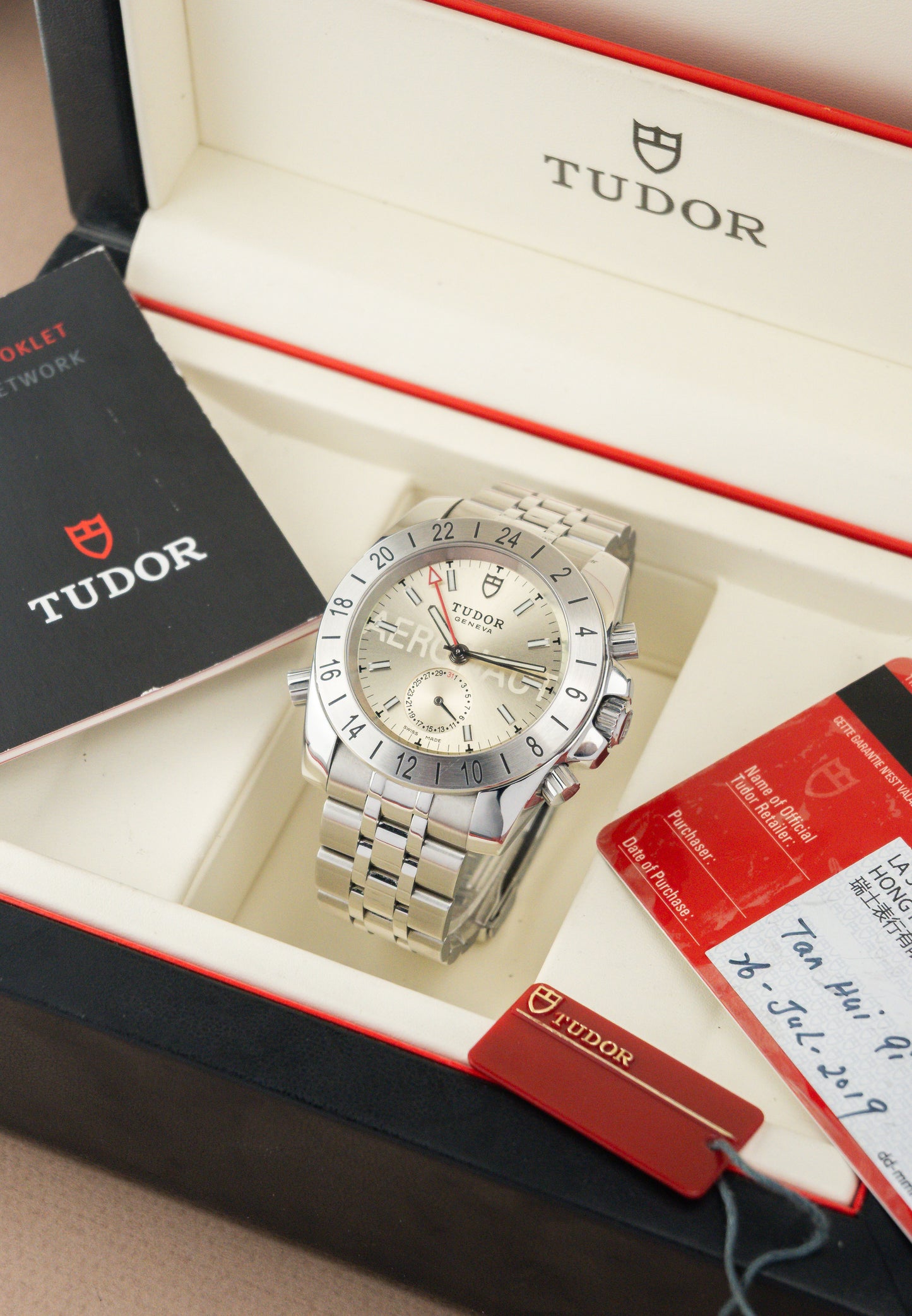 Tudor Aeronaut 41 Ref. 20200 | Full Set 2019 | GMT Champagne Dial | Jubilee Bracelet