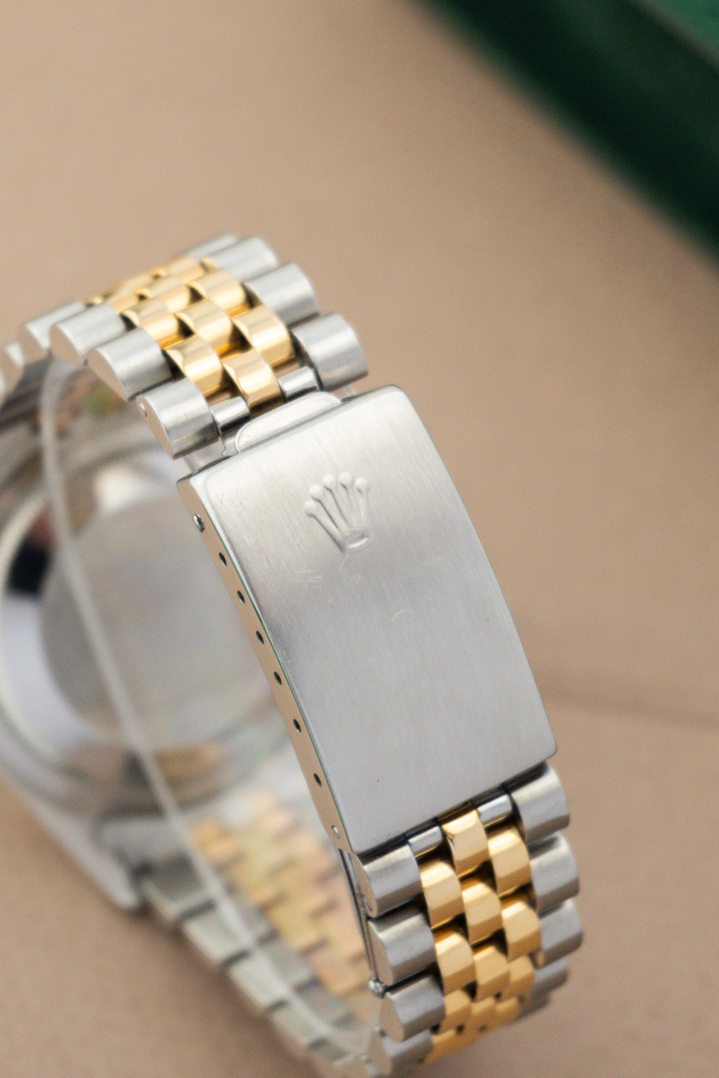 Rolex Oyster Perpetual Datejust 36 Ref. 16233 Blue Dial | 18K Gold Fluted Bezel Jubilee Bracelet