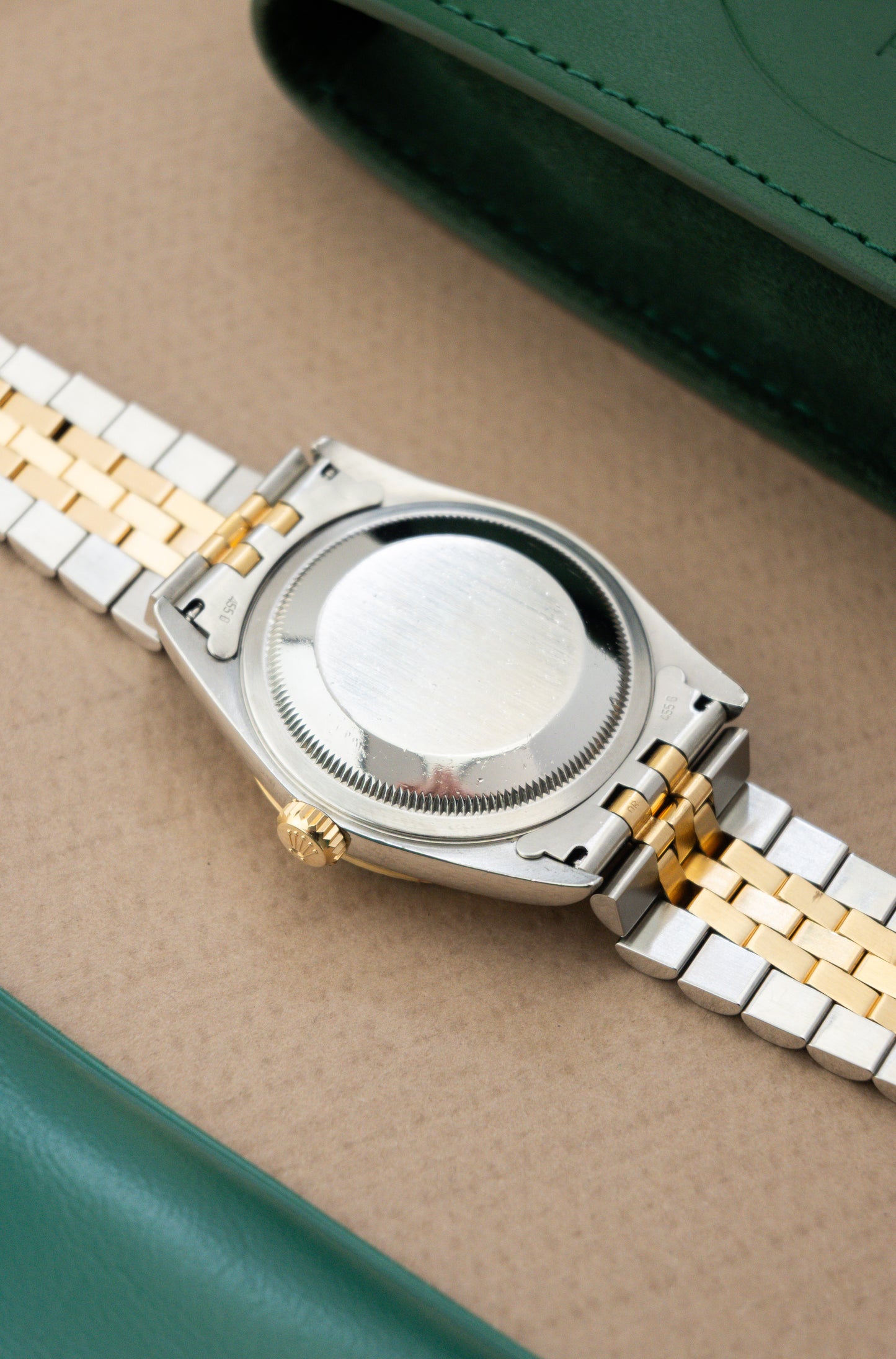 Rolex Oyster Perpetual Datejust 36 Ref. 16233 Blue Dial | 18K Gold Fluted Bezel Jubilee Bracelet