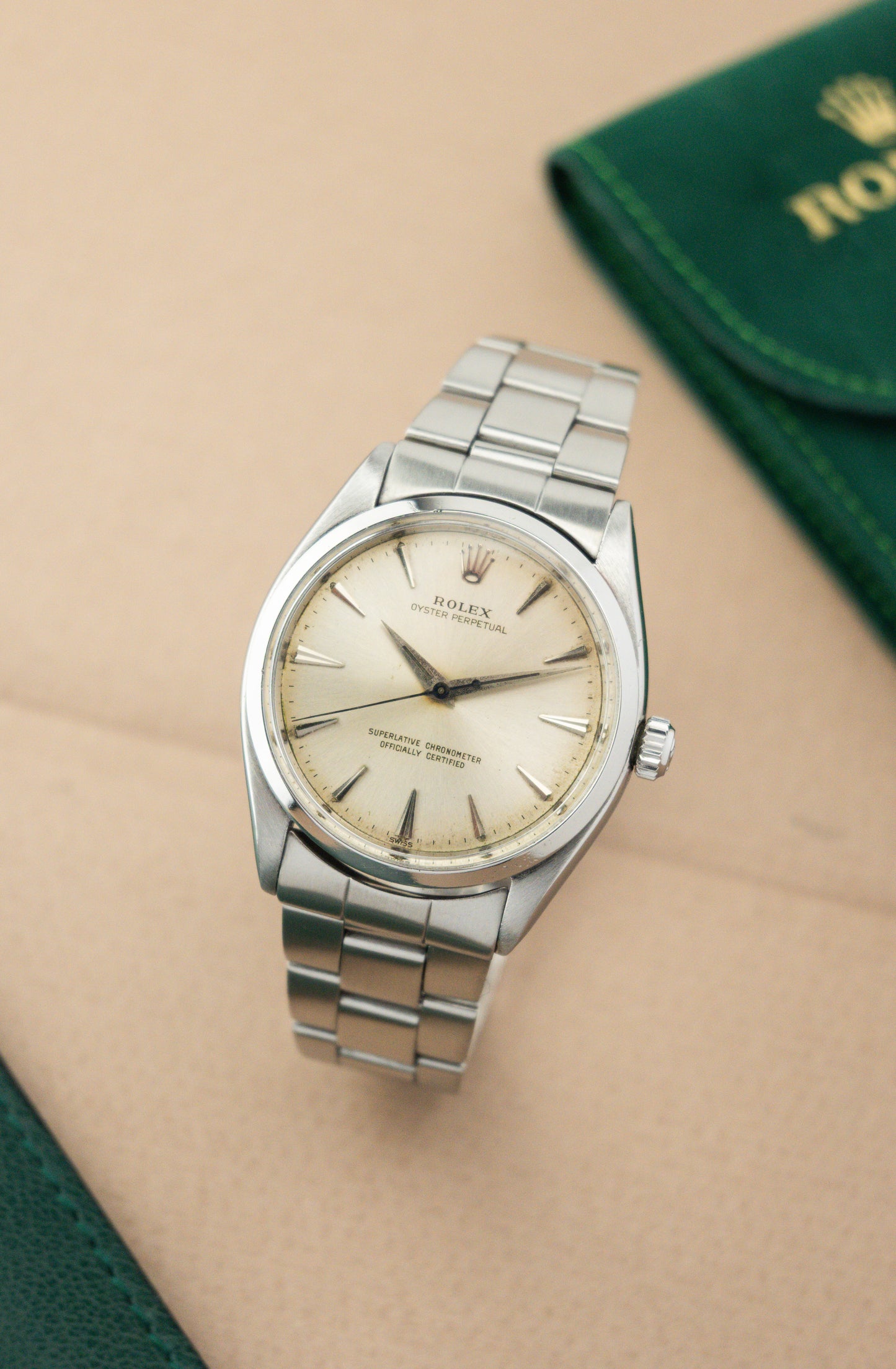 Rolex Oyster Perpetual 34 Ref. 6564 | Automatic | Claw Marks Dauphine Hands | Swiss