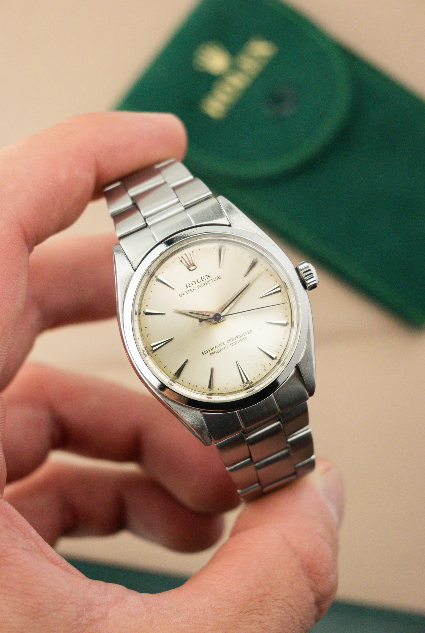 Rolex Oyster Perpetual 34 Ref. 6564 | Automatic | Claw Marks Dauphine Hands | Swiss
