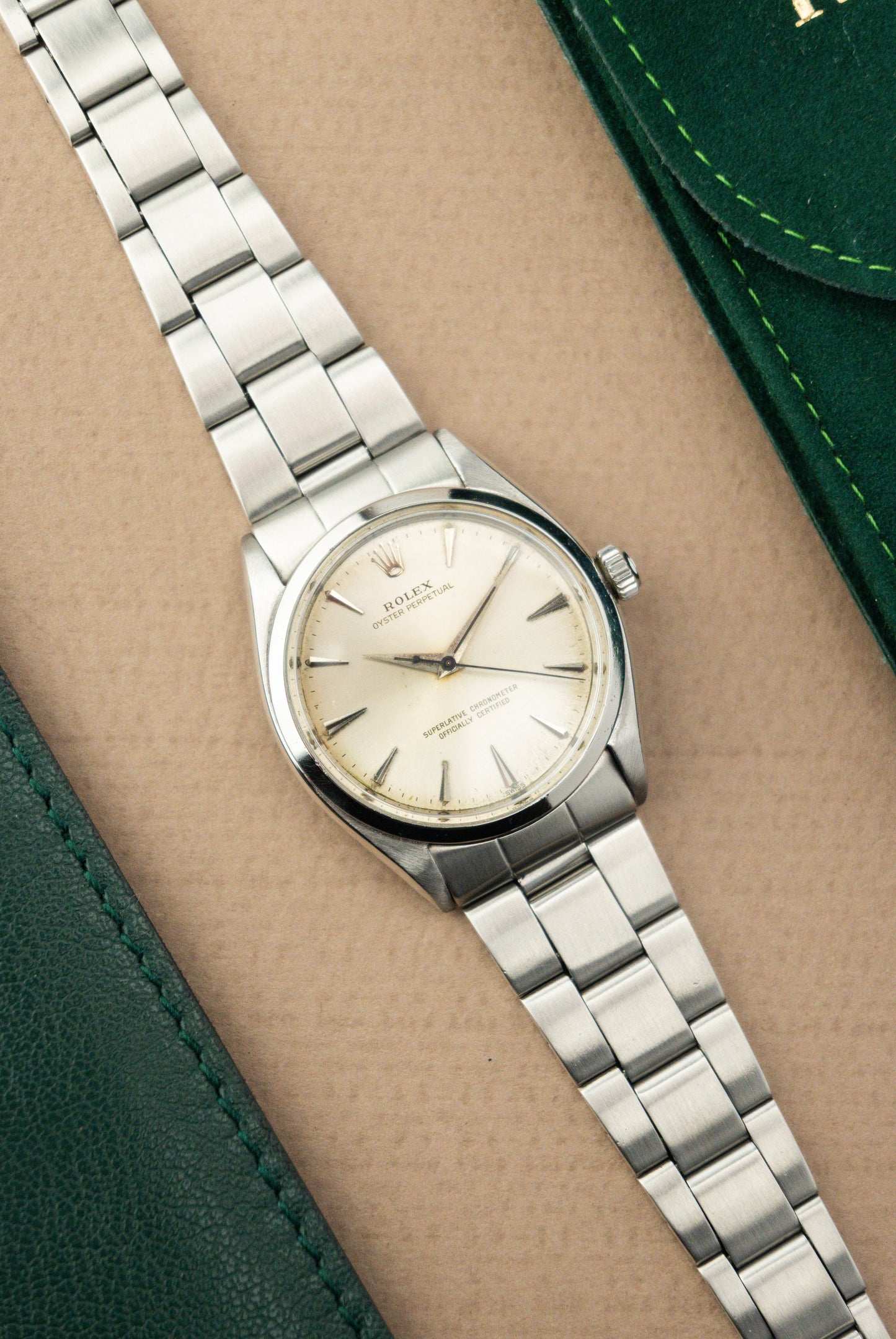 Rolex Oyster Perpetual 34 Ref. 6564 | Automatic | Claw Marks Dauphine Hands | Swiss