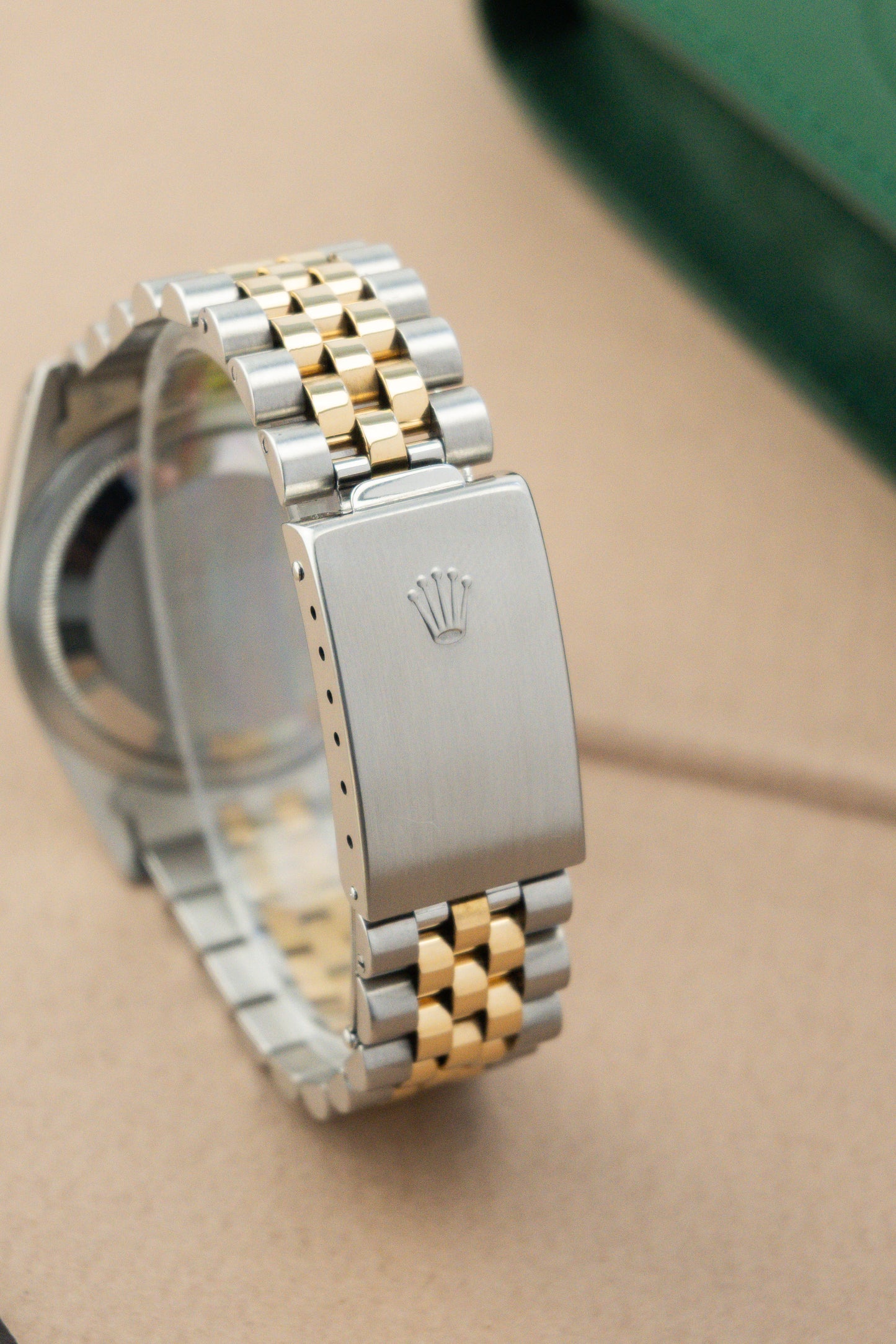 Rolex Oyster Perpetual Datejust 36 Ref. 16233 Gold Dial | 18K Gold Fluted Bezel Jubilee Bracelet