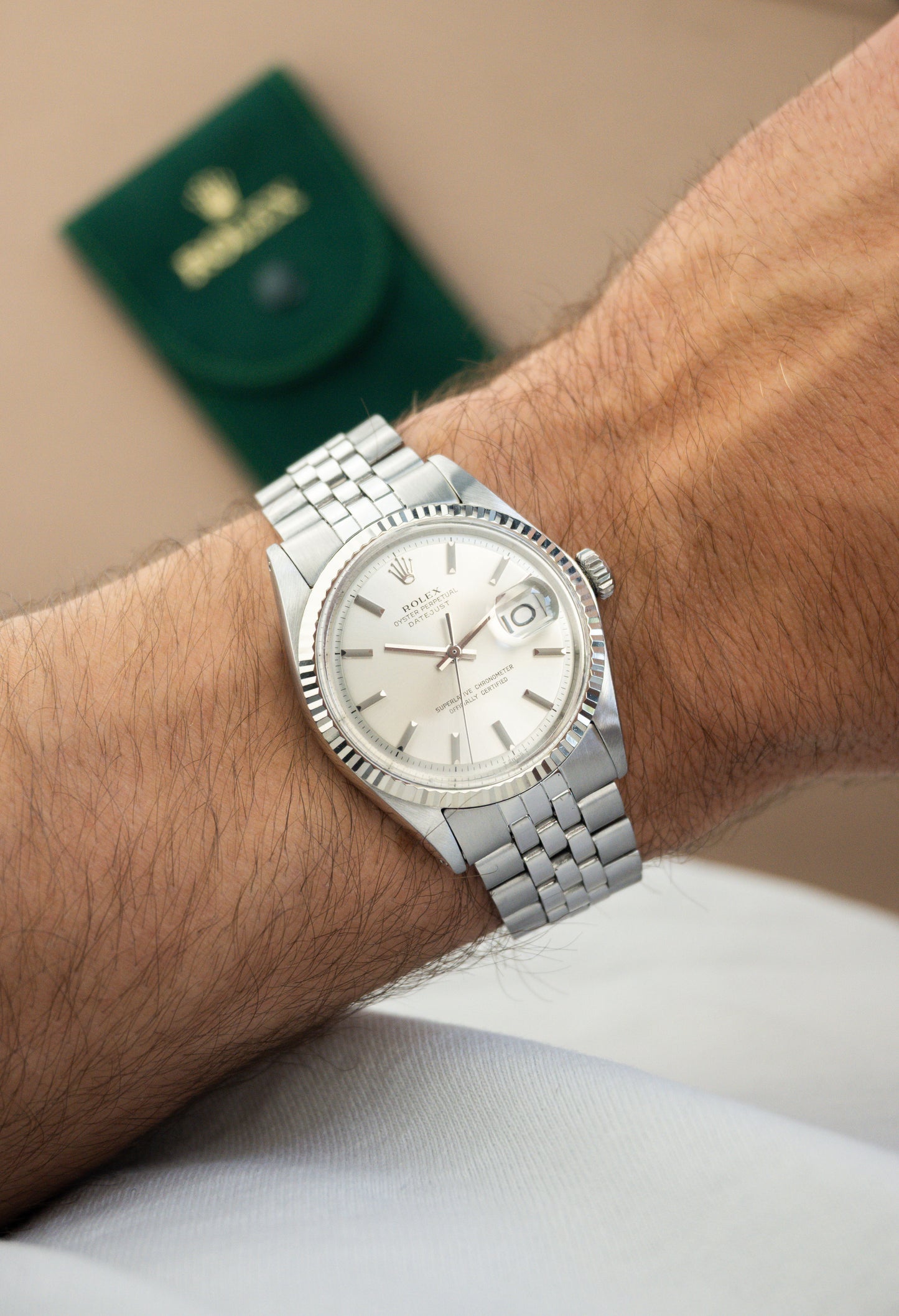Rolex Datejust 36 Ref. 1601 | Japan Dial | Jubilee Bracelet Fluted Bezel