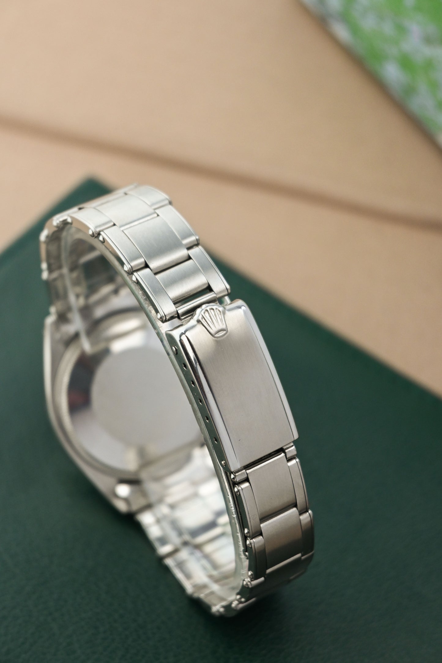 Rolex Air-King 34 Ref, 5500 | Rivet Flex Bracelet | Black Dial | Sharp Condition