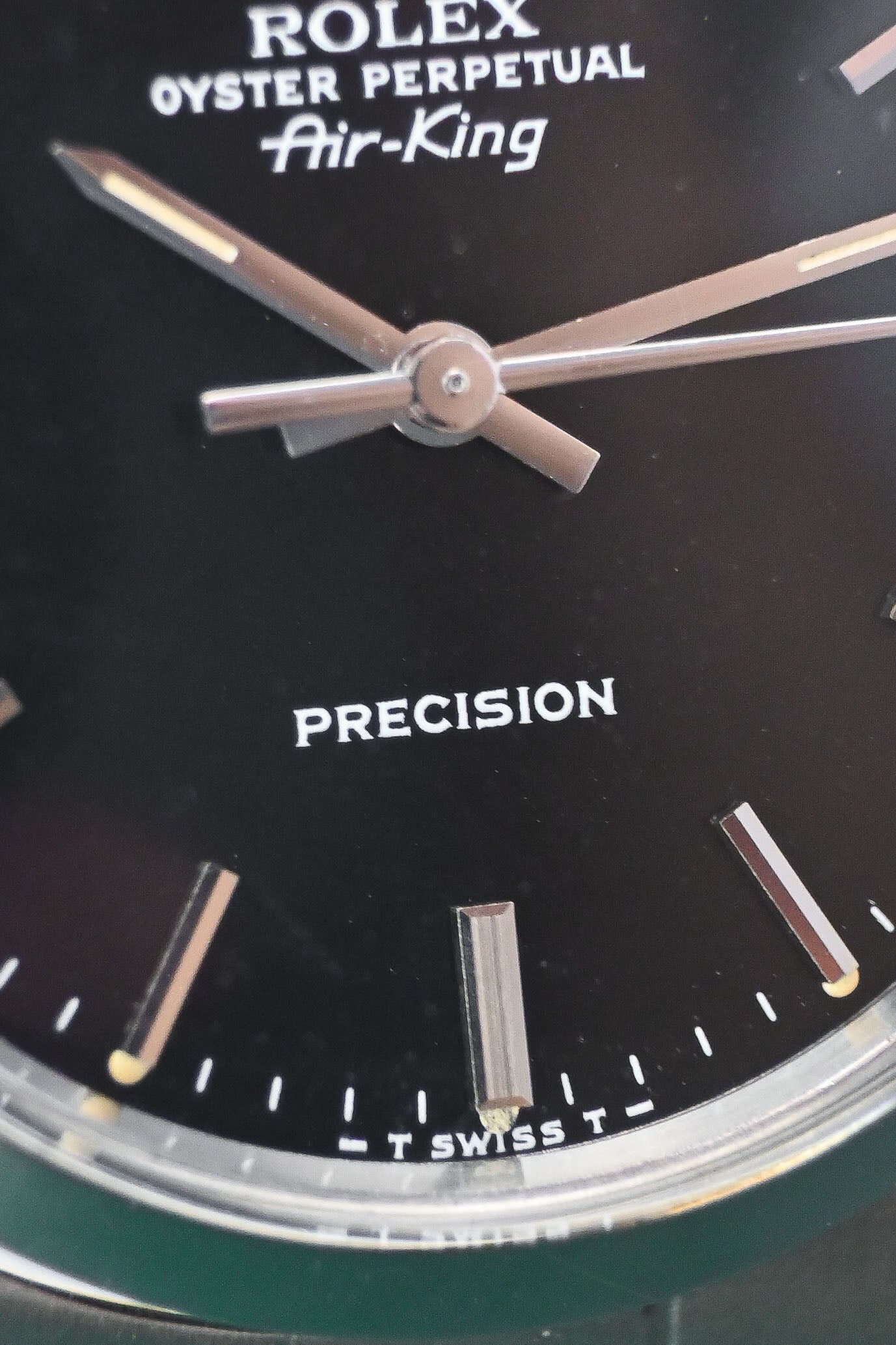 Rolex Air-King 34 Ref, 5500 | Rivet Flex Bracelet | Black Dial | Sharp Condition