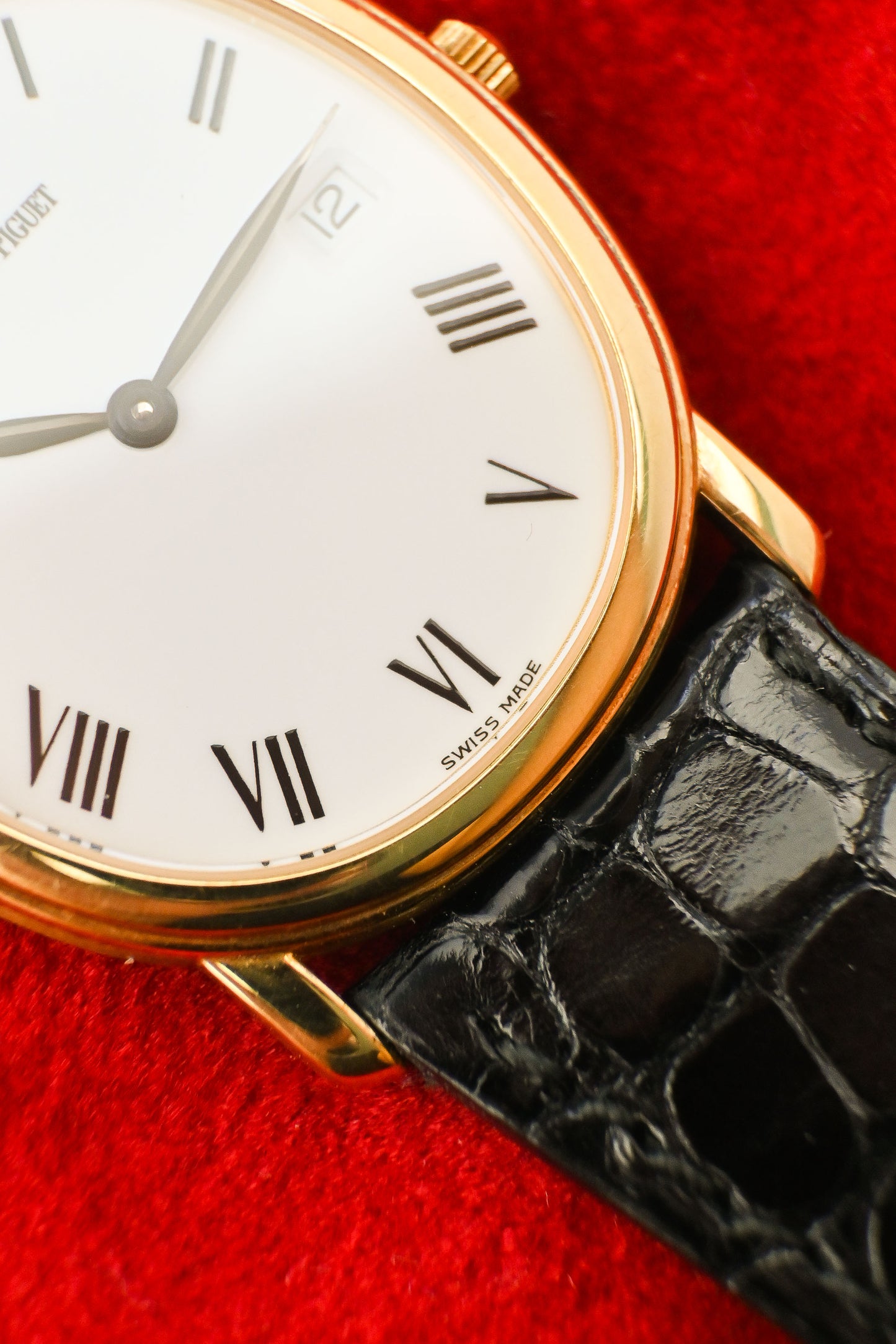 Audemars Piguet Ellipse Ultra Thin Ref, BA 65454 | Roman Dial | Date Function | 18K Yellow Gold | AP Buckle & Strap