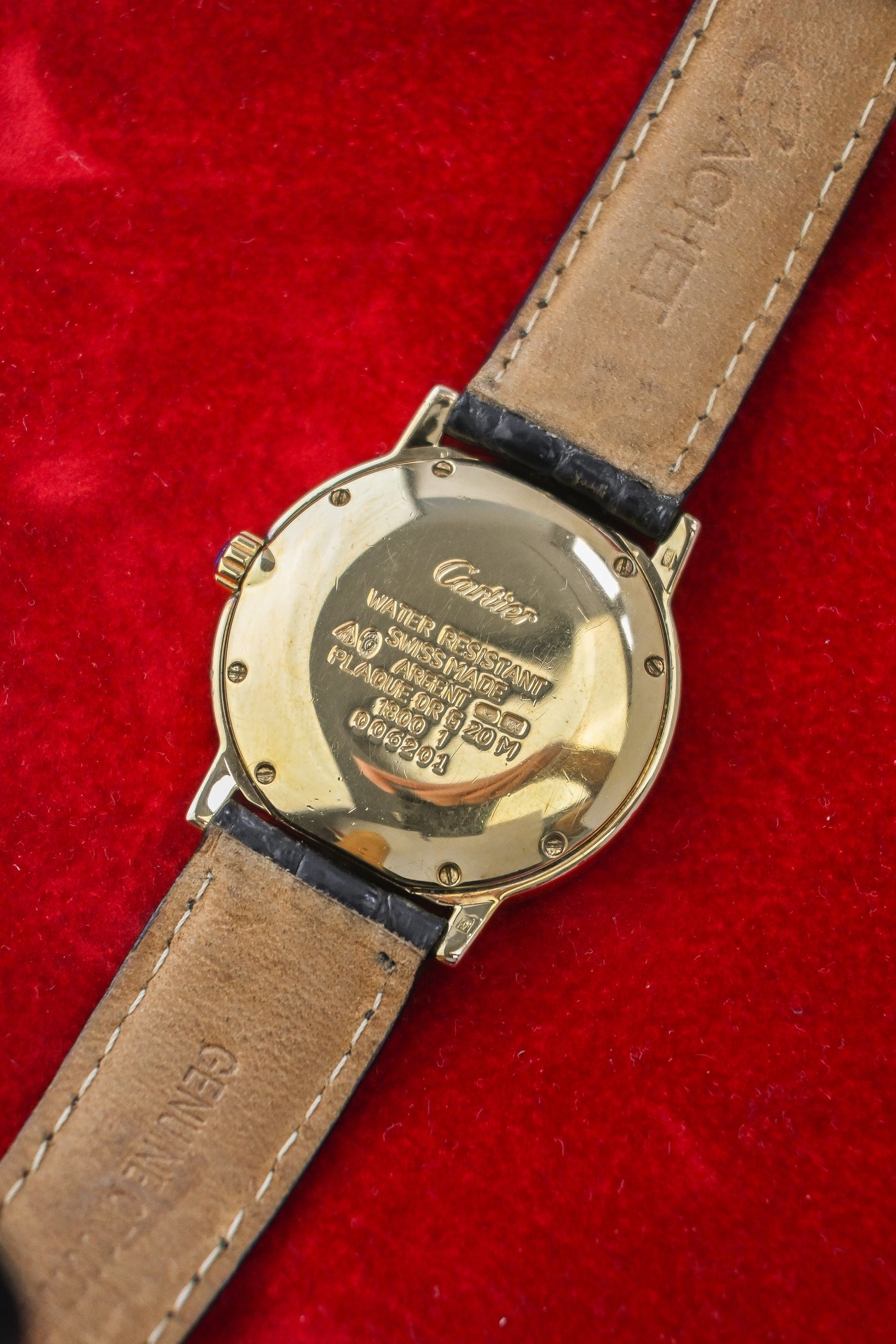 Cartier Must de Ronde | Ref. 18001 | Roman Dial | Date Function | Blue Hands