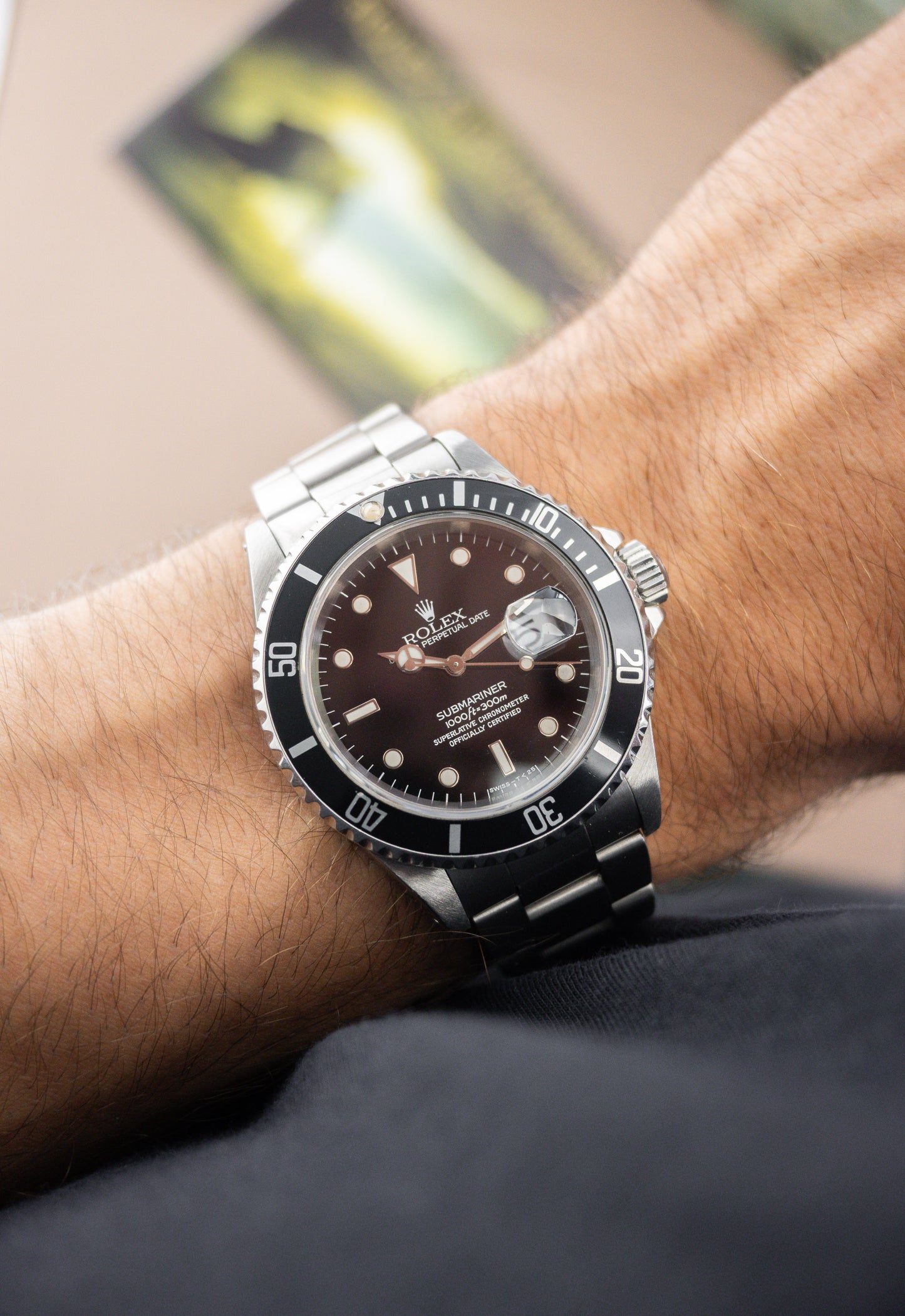 Rolex Submariner 40 | Ref. 16610 | Date | Black Gloss Dial | Sharp Condition