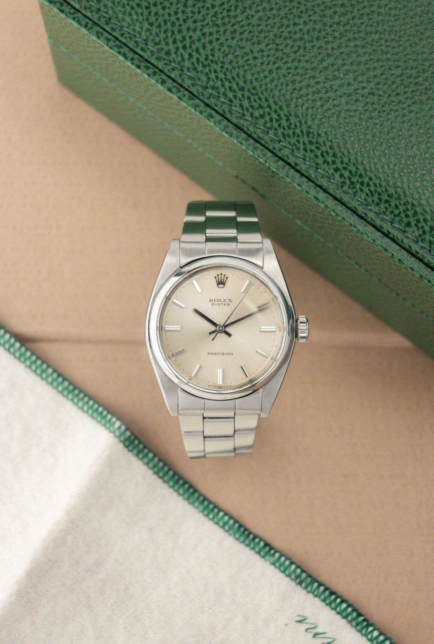 Rolex Oyster Precision 34 Ref. 6426 | Rare Japan Silver Dial | Oyster Bracelet
