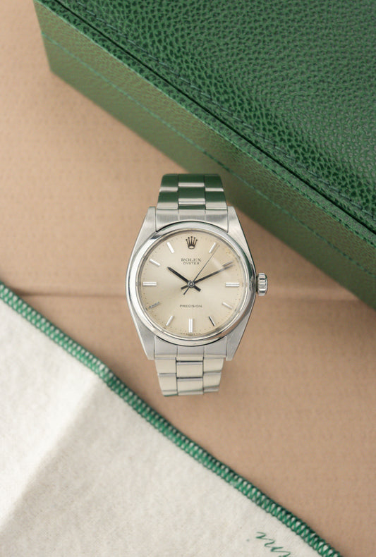 Rolex Oyster Precision 34 Ref. 6426 | Rare Japan Silver Dial | Oyster Bracelet