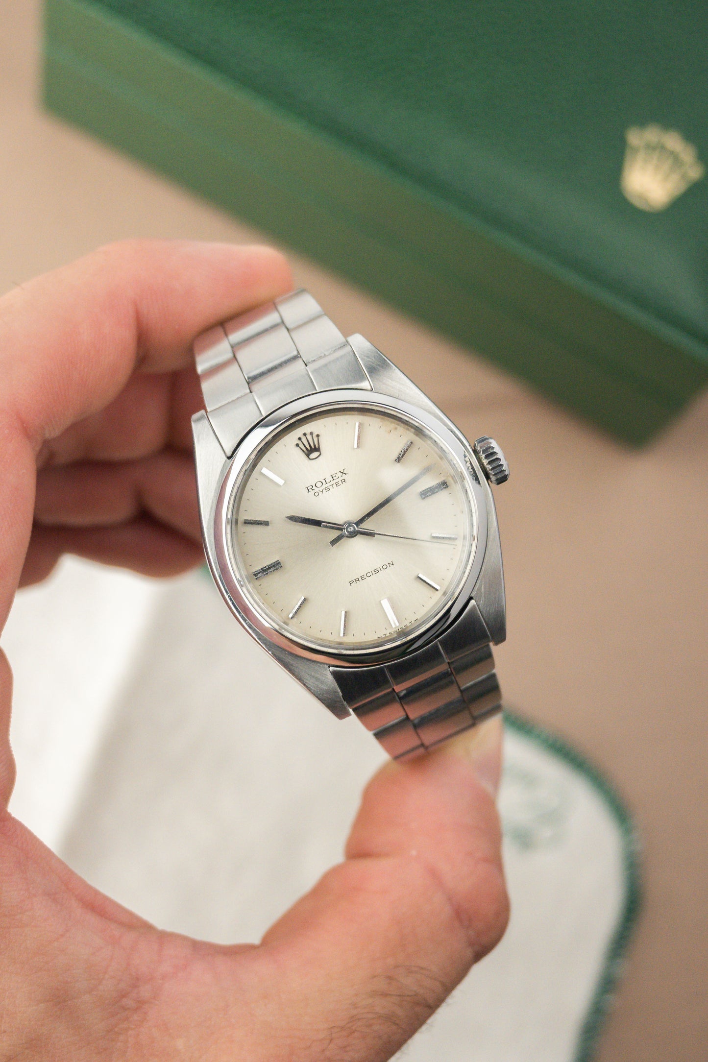 Rolex Oyster Precision 34 Ref. 6426 | Rare Japan Silver Dial | Oyster Bracelet
