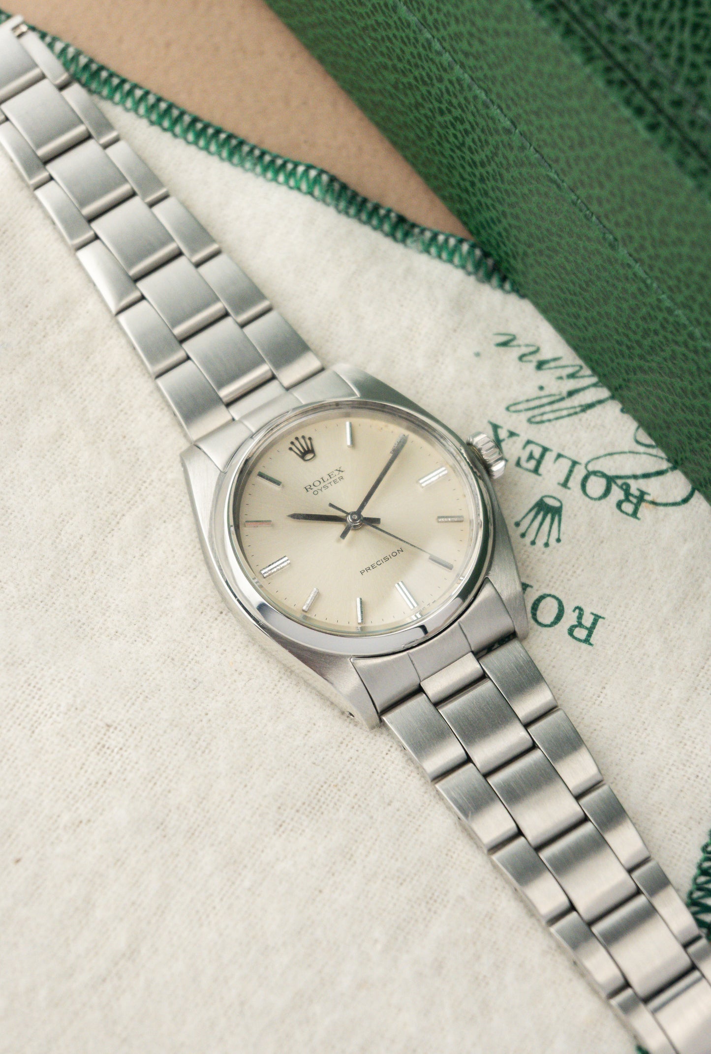 Rolex Oyster Precision 34 Ref. 6426 | Rare Japan Silver Dial | Oyster Bracelet