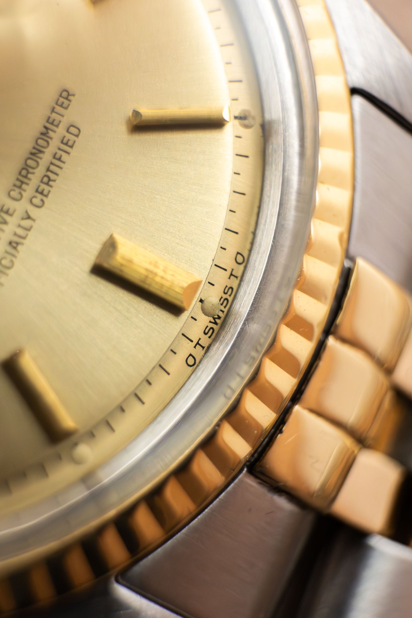 Rolex Oyster Perpetual Datejust 36 Ref. 1601 | Two Tone Jubilee Bracelet | 18K Gold Fluted Bezel | Big Crown Clasp | 1966
