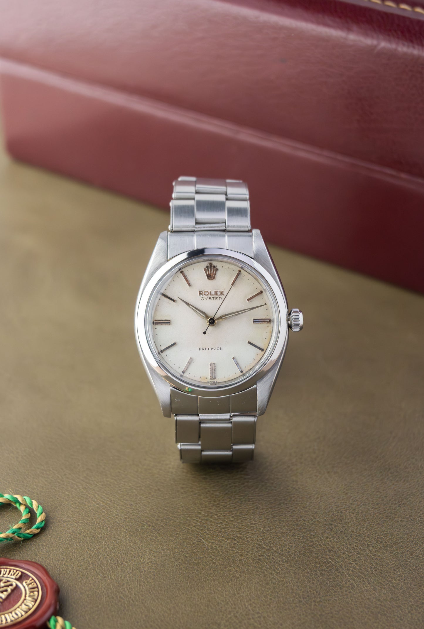 Rolex Oyster Precision 34 Ref. 6422 | Swiss Only Whitw Dial | Sword Hands | Lollipop Hand | Cal. 1210 | 1957