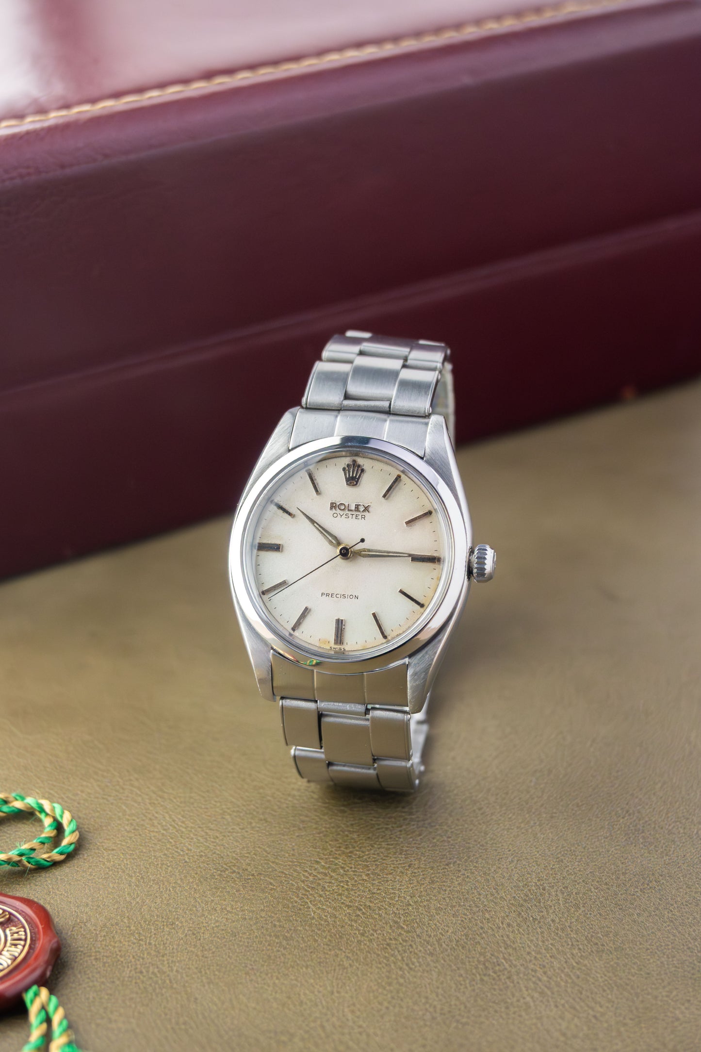 Rolex Oyster Precision 34 Ref. 6422 | Swiss Only Whitw Dial | Sword Hands | Lollipop Hand | Cal. 1210 | 1957