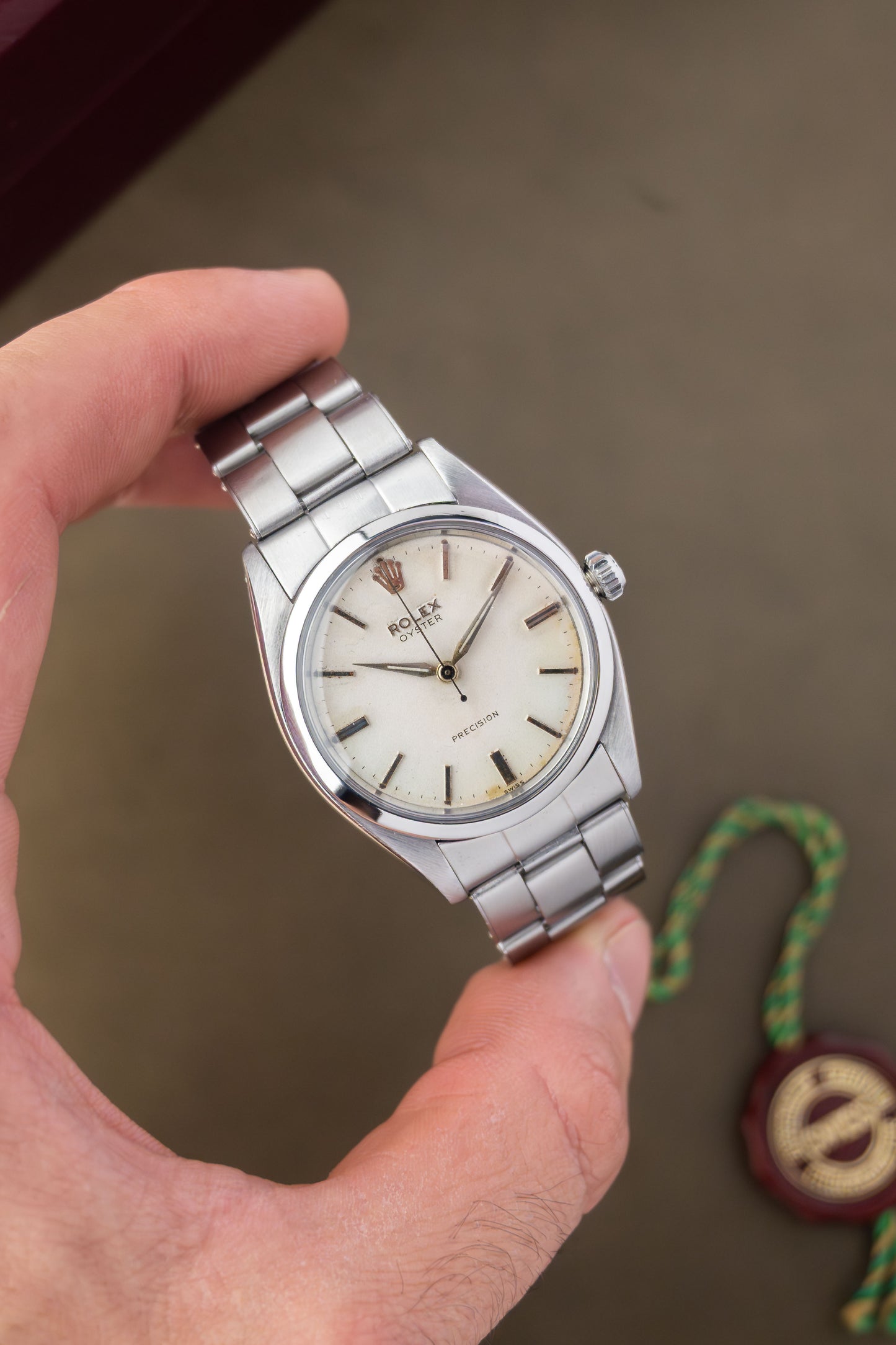 Rolex Oyster Precision 34 Ref. 6422 | Swiss Only Whitw Dial | Sword Hands | Lollipop Hand | Cal. 1210 | 1957