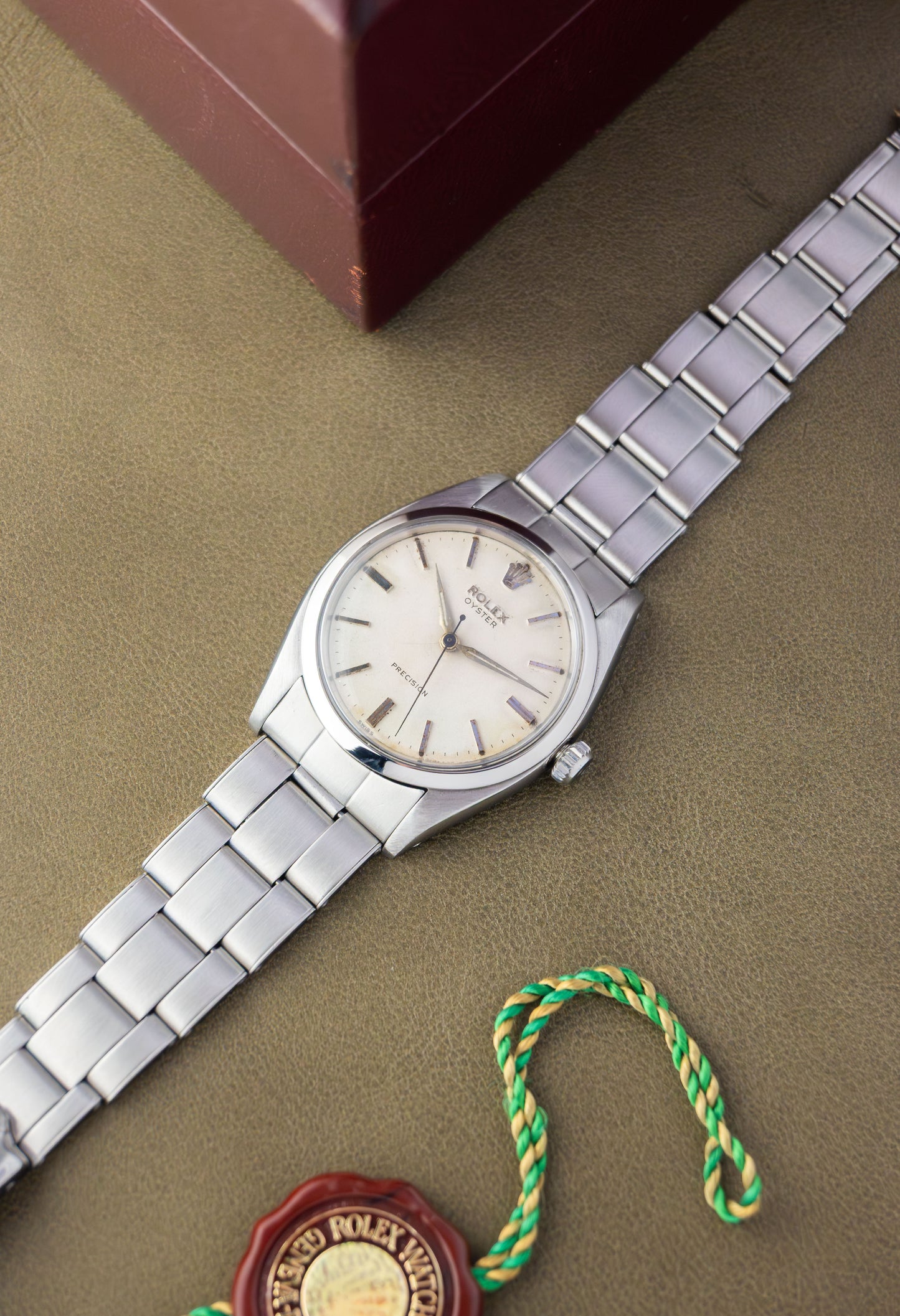 Rolex Oyster Precision 34 Ref. 6422 | Swiss Only Whitw Dial | Sword Hands | Lollipop Hand | Cal. 1210 | 1957