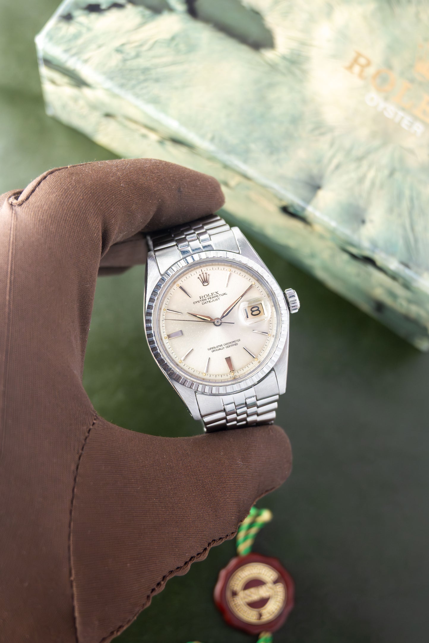Rolex Oyster Perpetual Datejust 36 Ref. 1603 | Jubilee Bracelet | Engine Turned Bezel | Swiss Only Doorstop Dial1 | 962