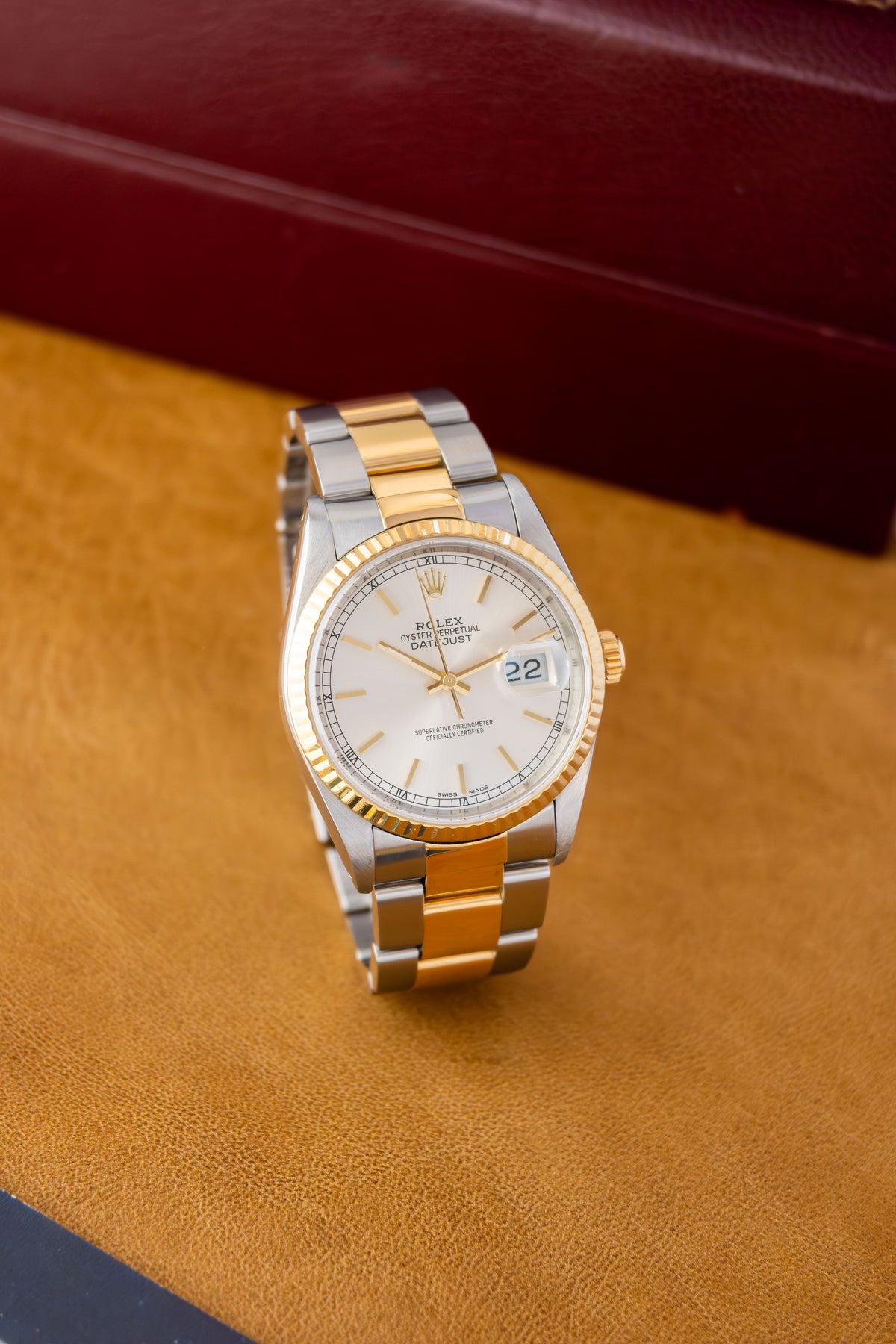 Rolex Datejust 36 Ref.16233 | Oyster Bracelet | Fluted Bezel | 1989 | Silver Dial | Caliber 3035